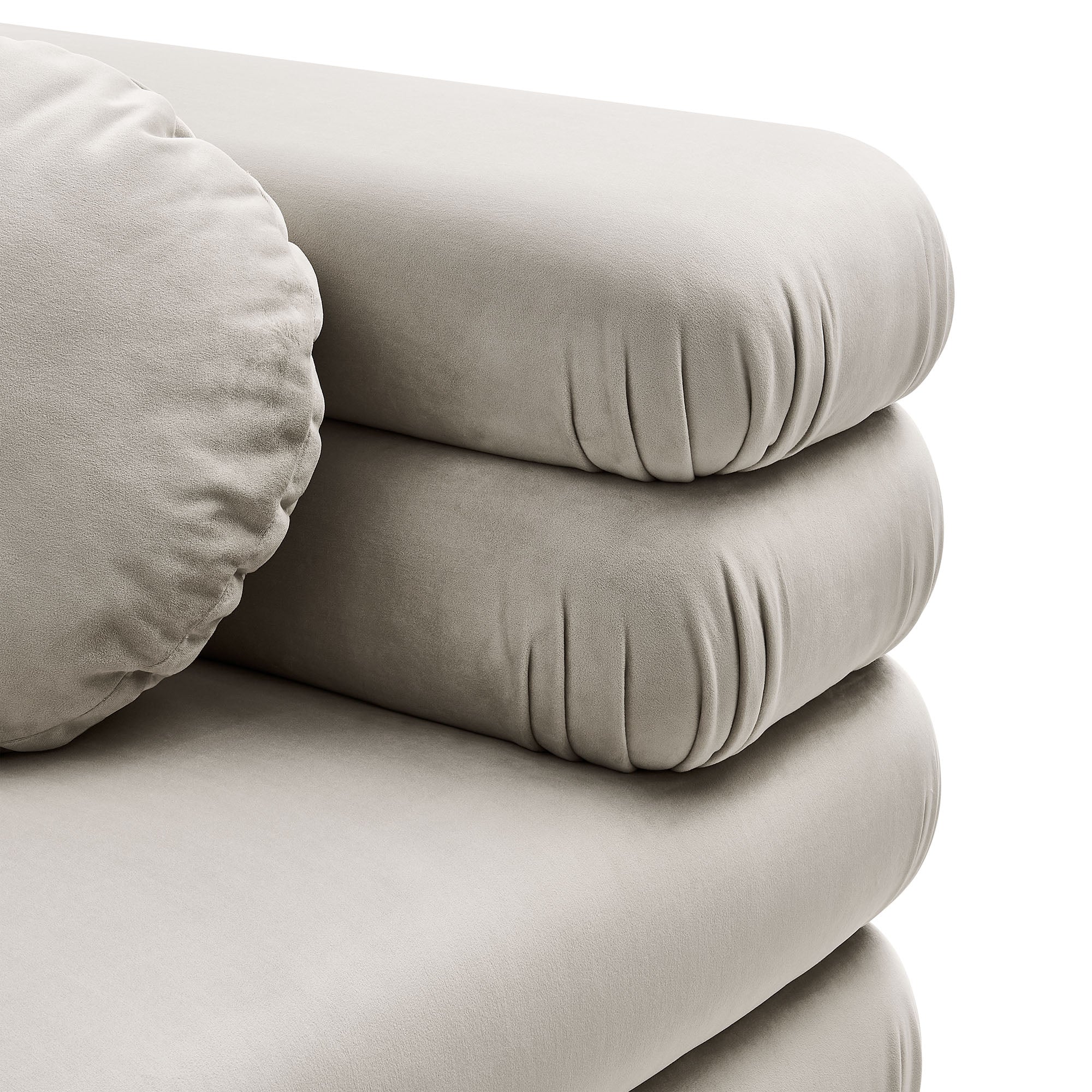 Jubilee Modular Performance Velvet Corner Chair by Modway - Image 5