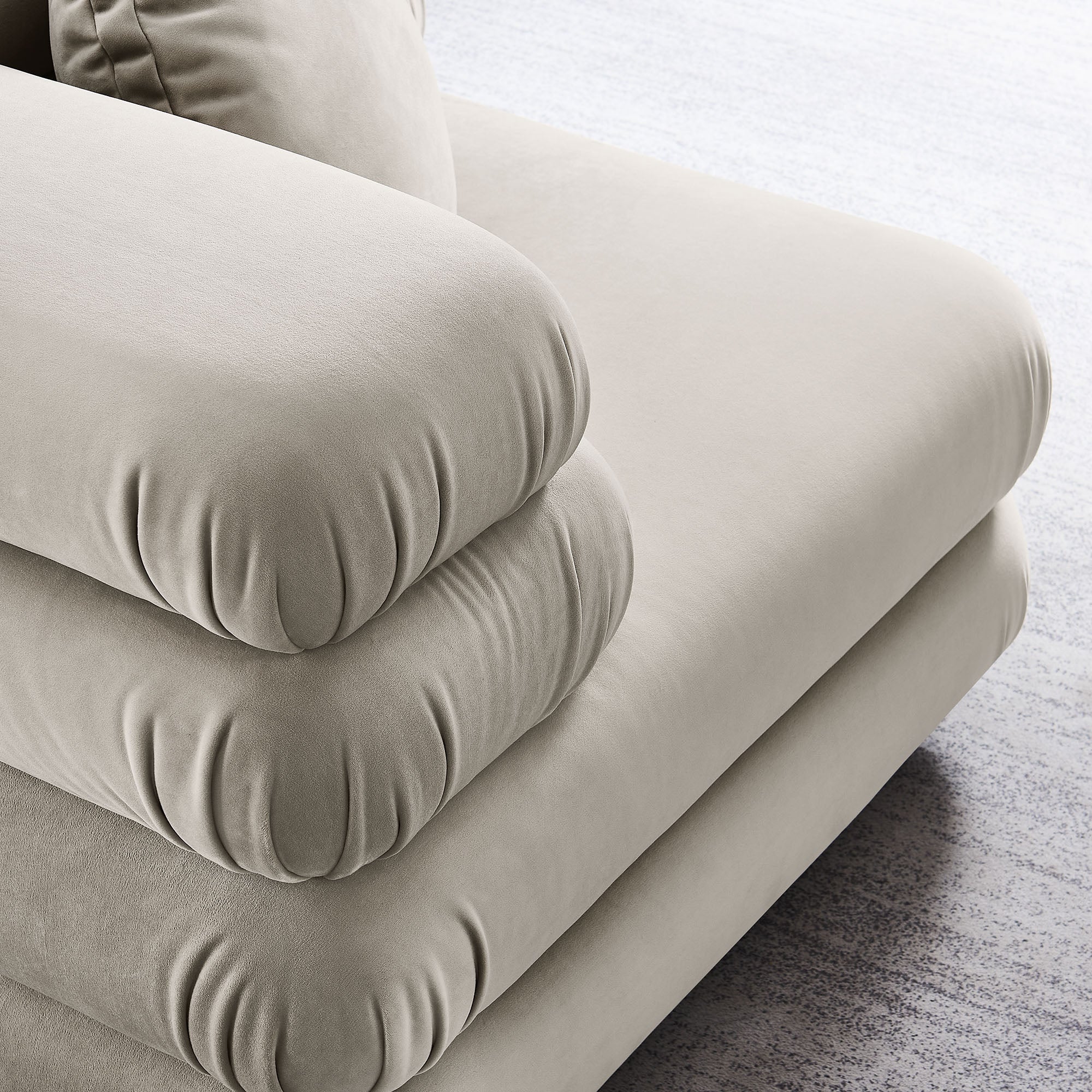 Jubilee Modular Performance Velvet Corner Chair by Modway - Image 6