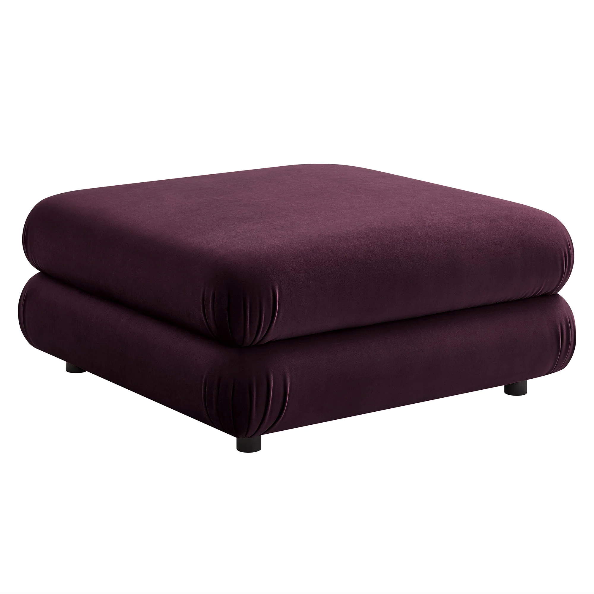 Jubilee Modular Performance Velvet Ottoman by Modway - Image 10