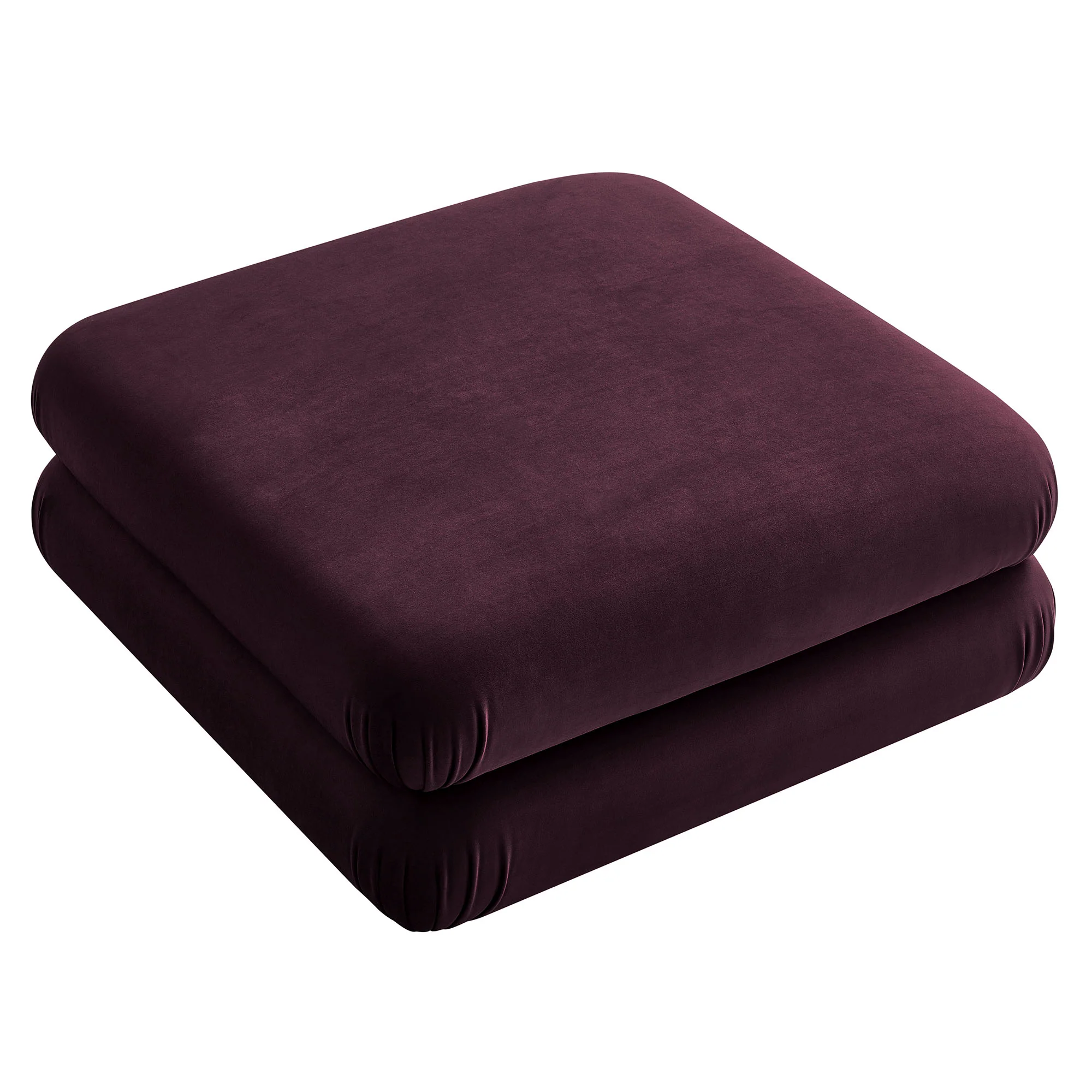 Jubilee Modular Performance Velvet Ottoman by Modway - Image 12