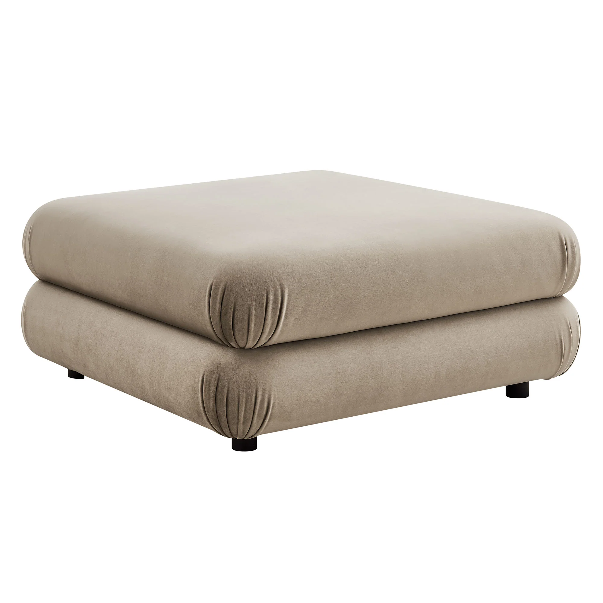 Jubilee Modular Performance Velvet Ottoman by Modway - Image 19