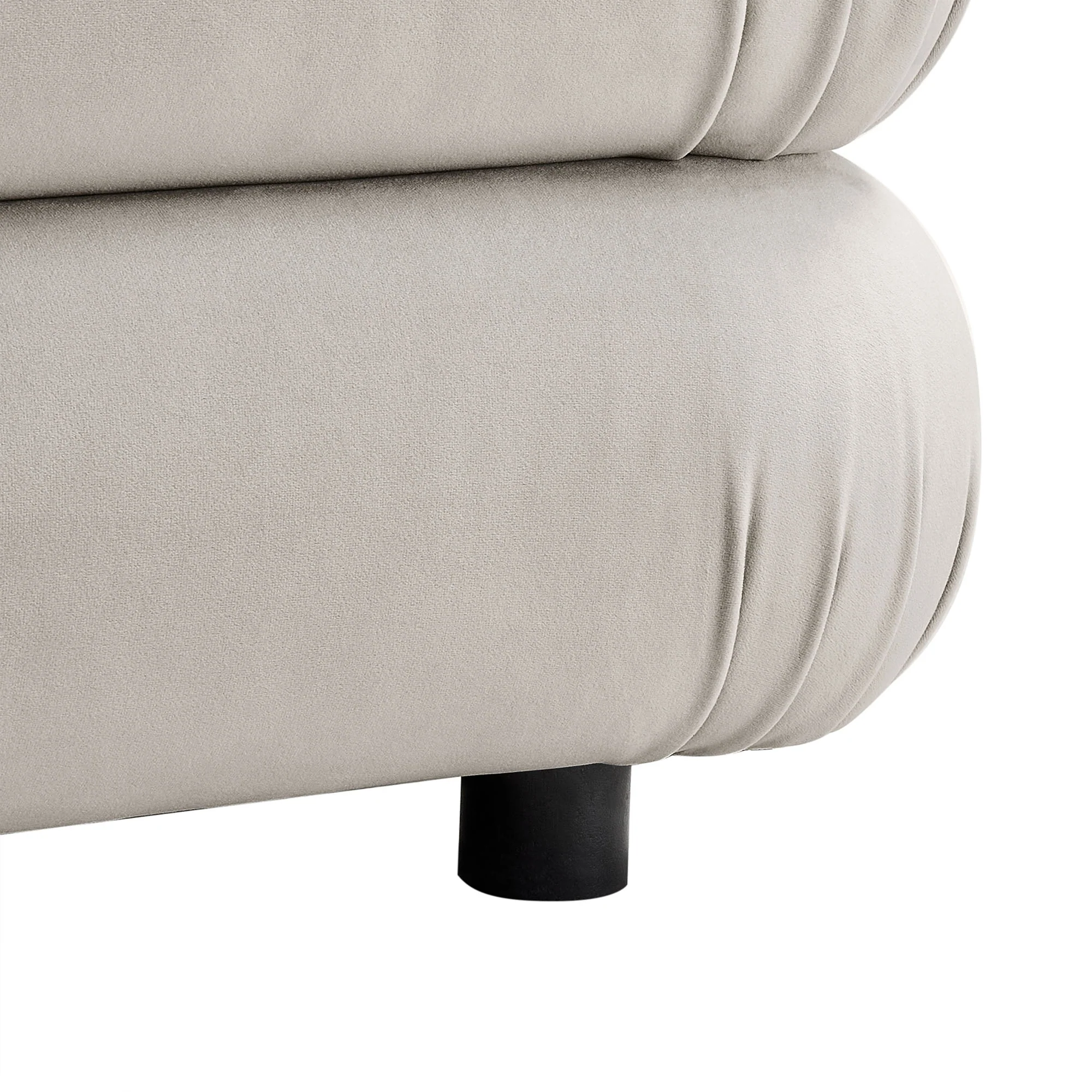 Jubilee Modular Performance Velvet Ottoman by Modway - Image 5