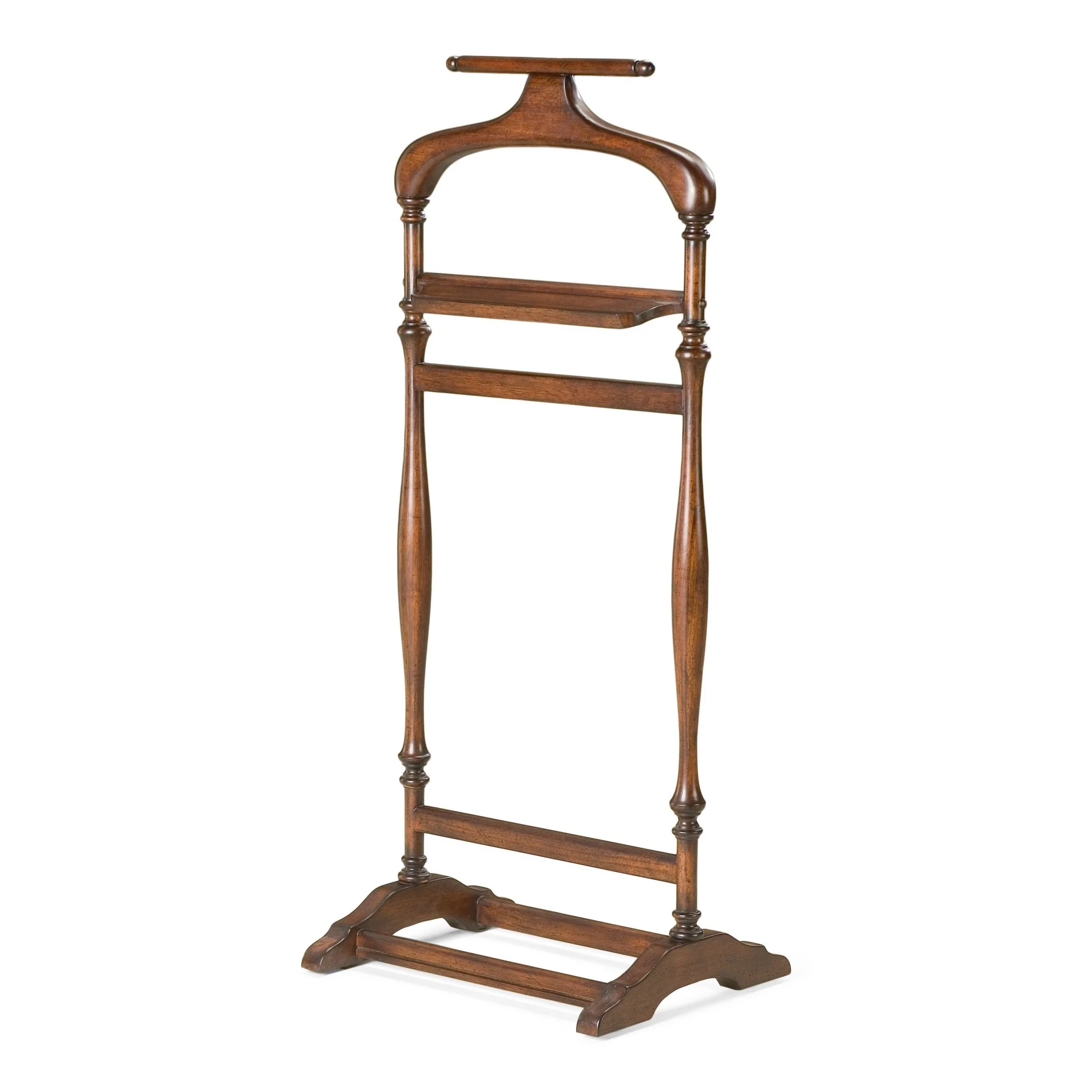 Judson Plantation Cherry Valet Stand By Homeroots - Image 3