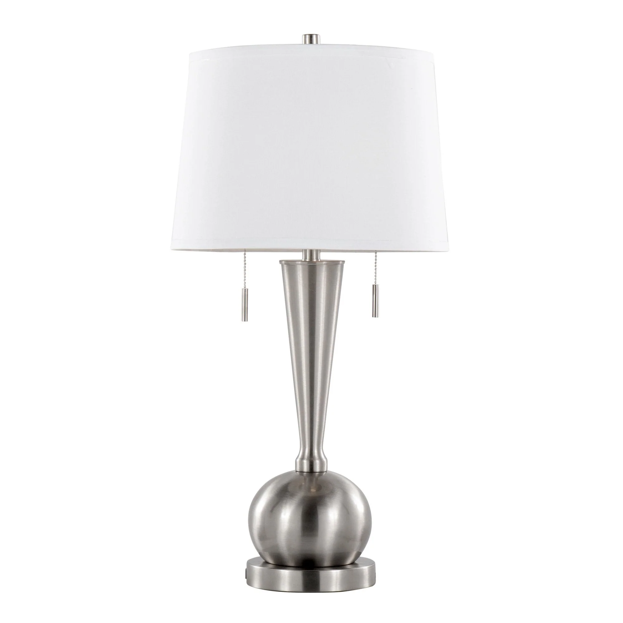 Jules 30.25" Metal Table Lamp with USB - Set of 2 By LumiSource - GTS30-JULES BNIW2 - Image 5