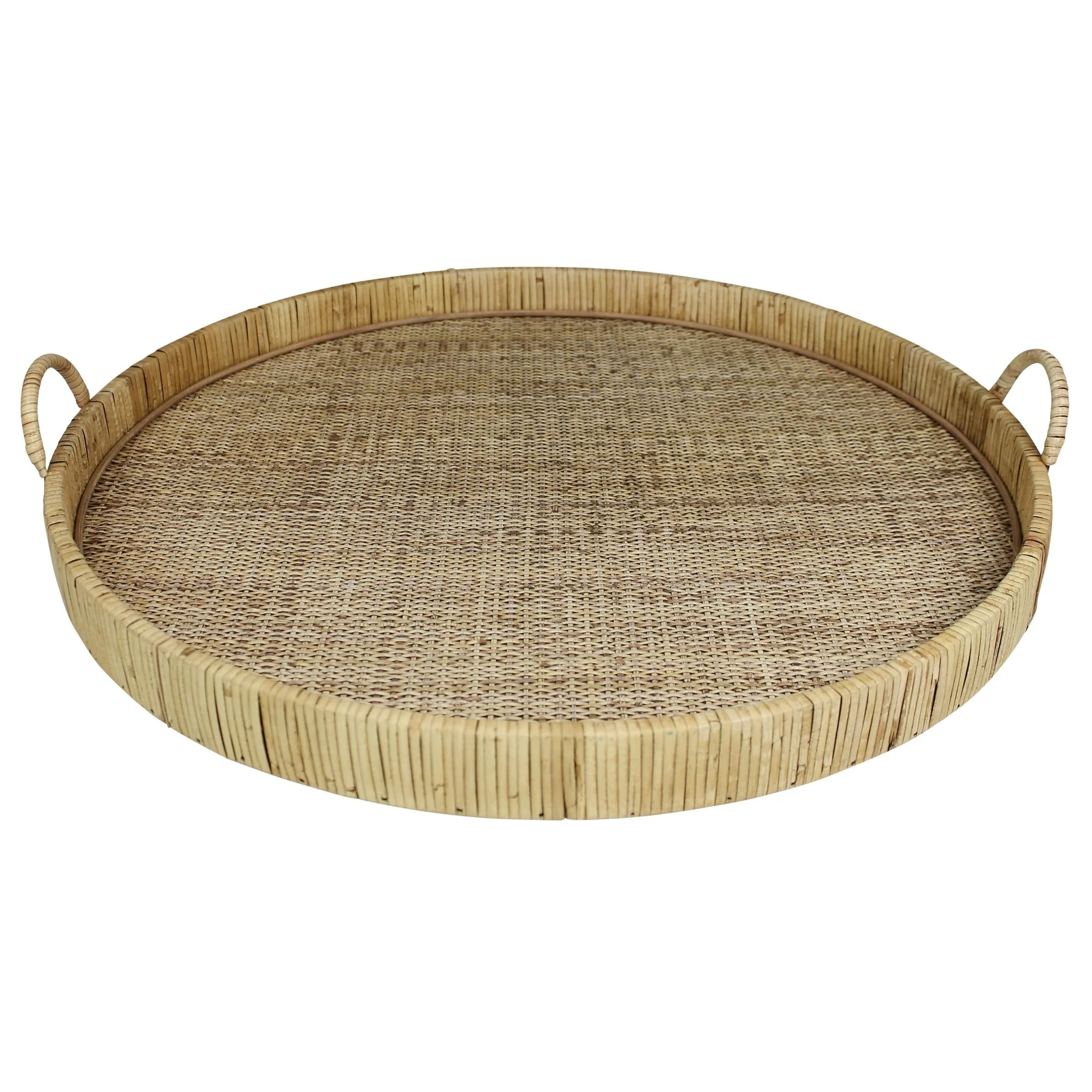 Jumbo Bamboo Rectangular Tray By Homeroots - Image 6