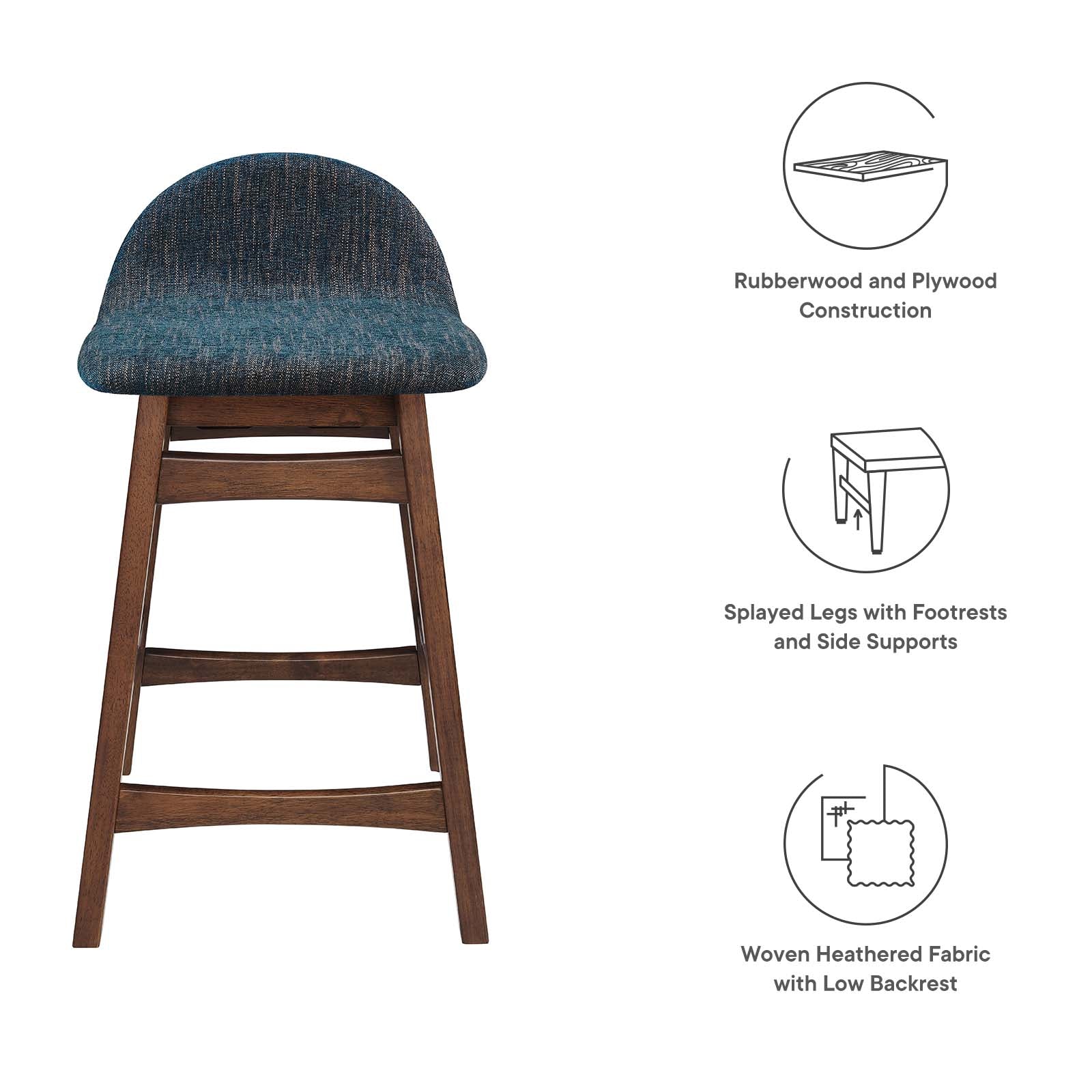 Juno Wood Counter Stool - Set of 2 By Modway - EEI-6555 - Image 7