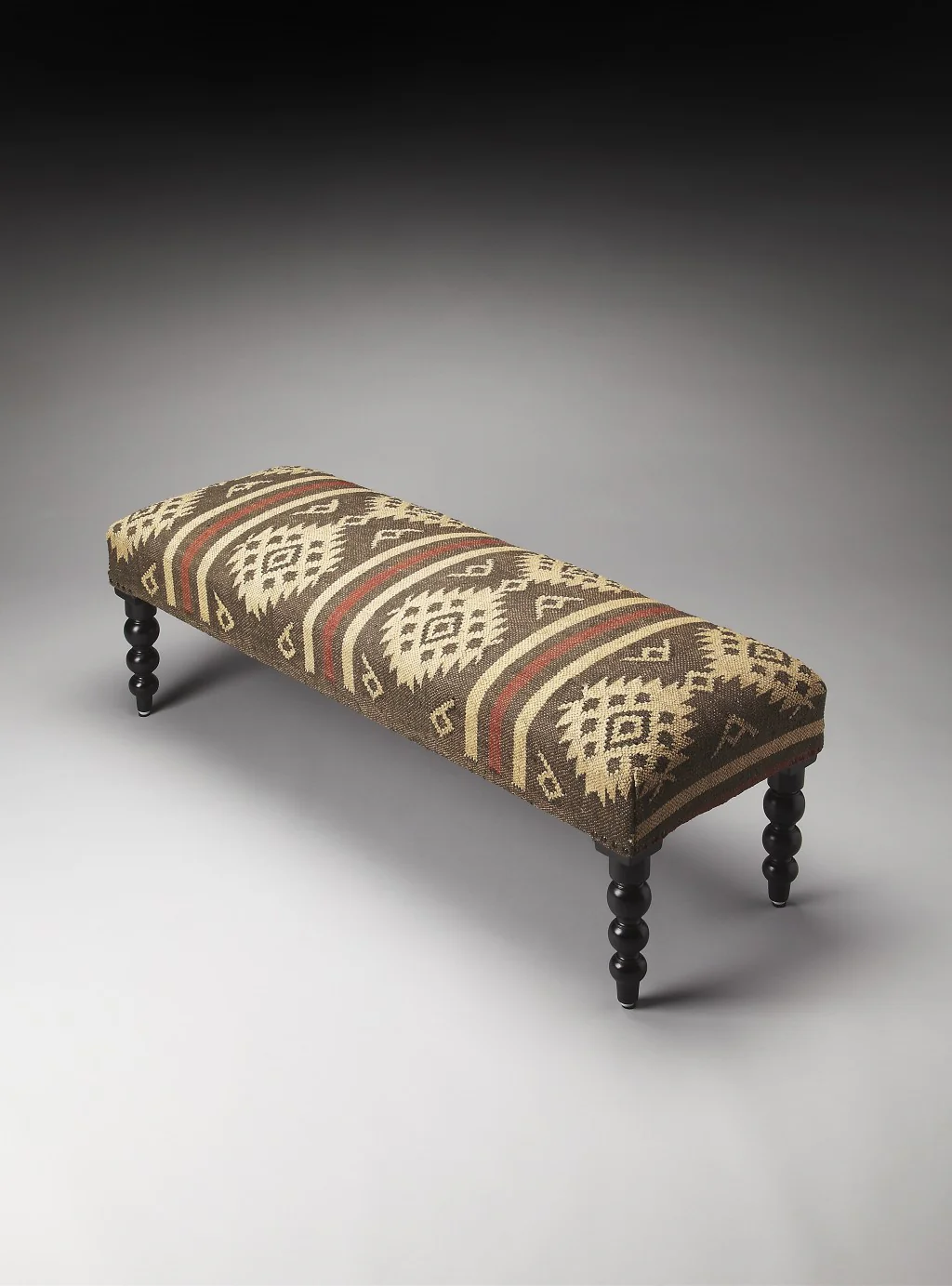 Jute Upholstered Bench By Homeroots - Image 5