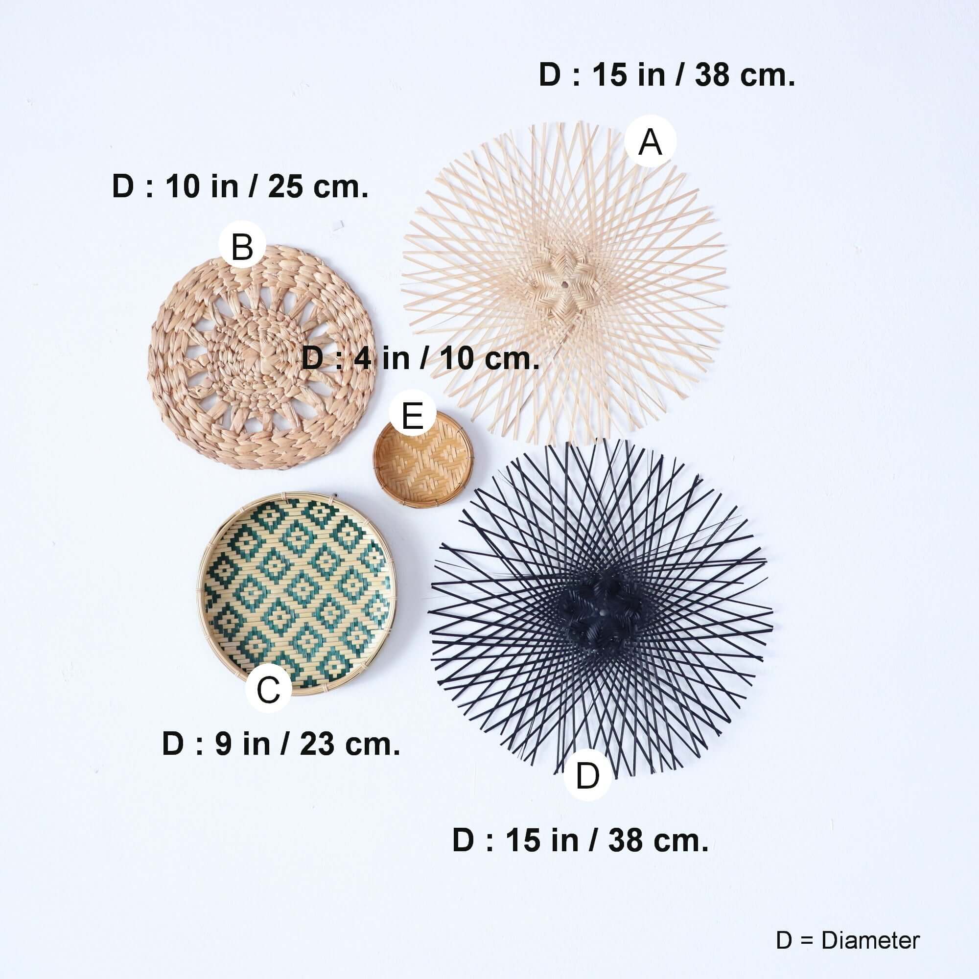 Ka Nok Nuch -  Wall Hanging  Decor (Set Of 5) By Thaihome - Image 4