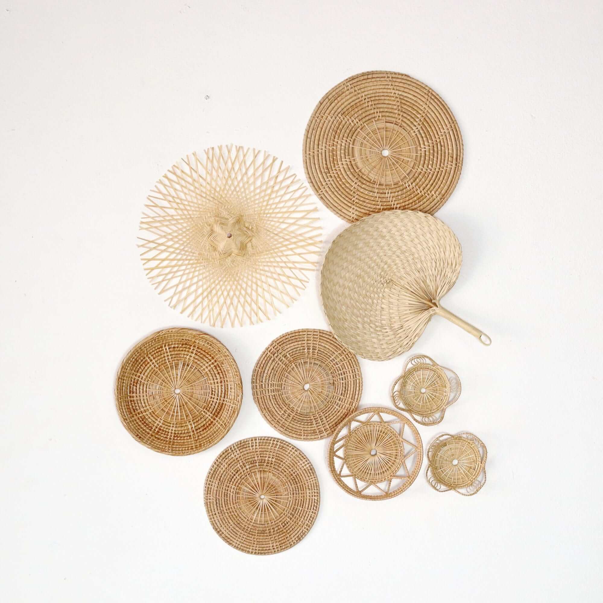 Ka Ya Pa - Wall Hanging Decor Set Of 9 By Thaihome - Image 3