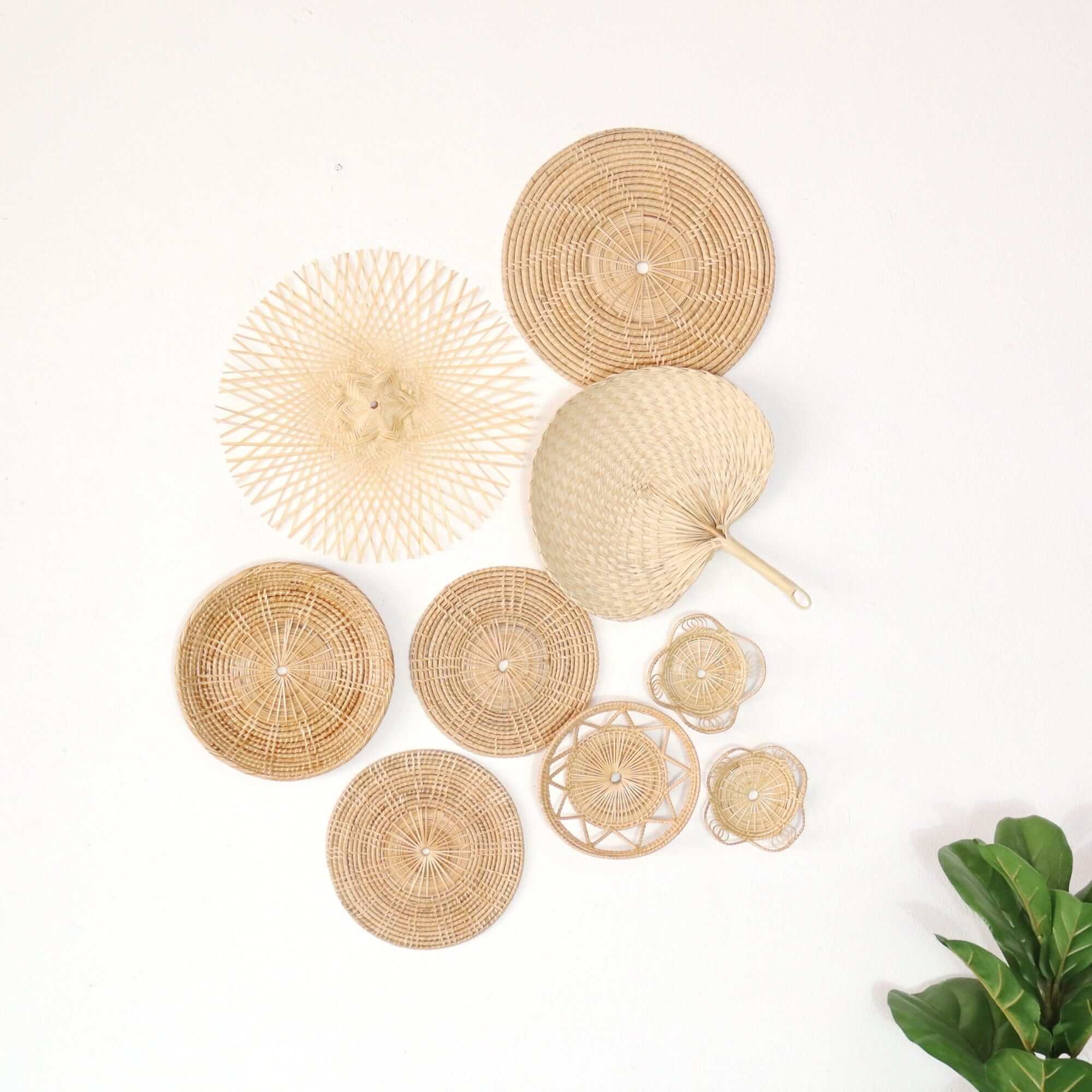Ka Ya Pa - Wall Hanging Decor Set Of 9 By Thaihome - Image 6