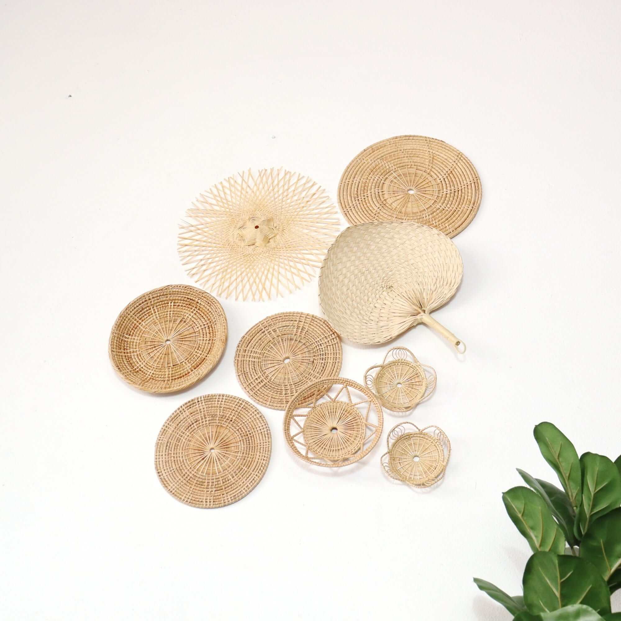 Ka Ya Pa - Wall Hanging Decor Set Of 9 By Thaihome - Image 7
