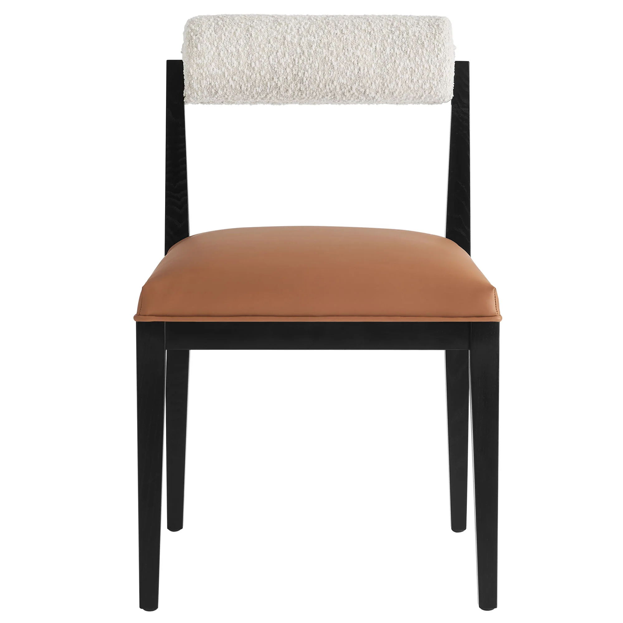 Kai Boucle and Vegan Leather Dining Chair by Modway - Image 5