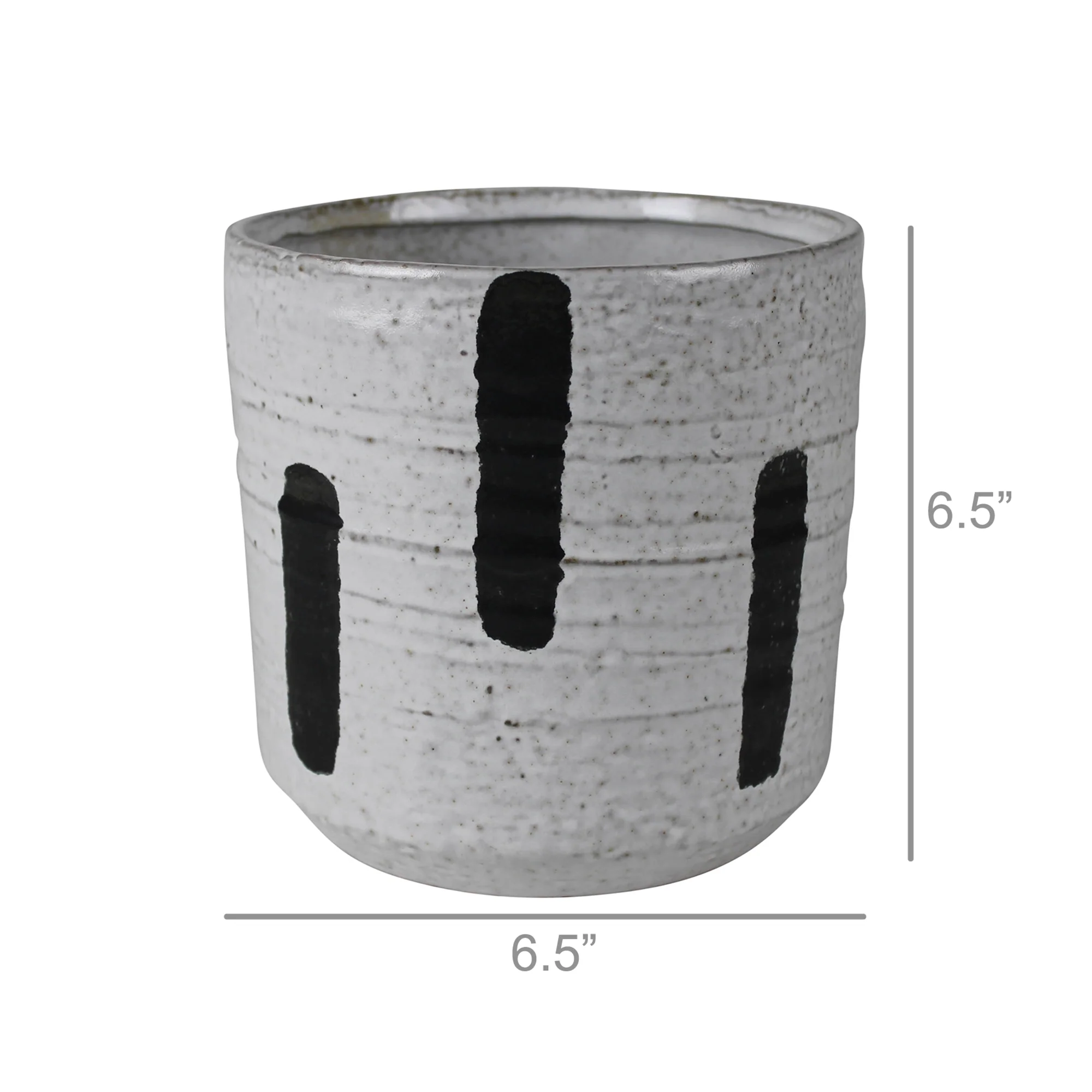 Kai Ceramic Cachepot - Large Set Of 2 By HomArt - Image 2