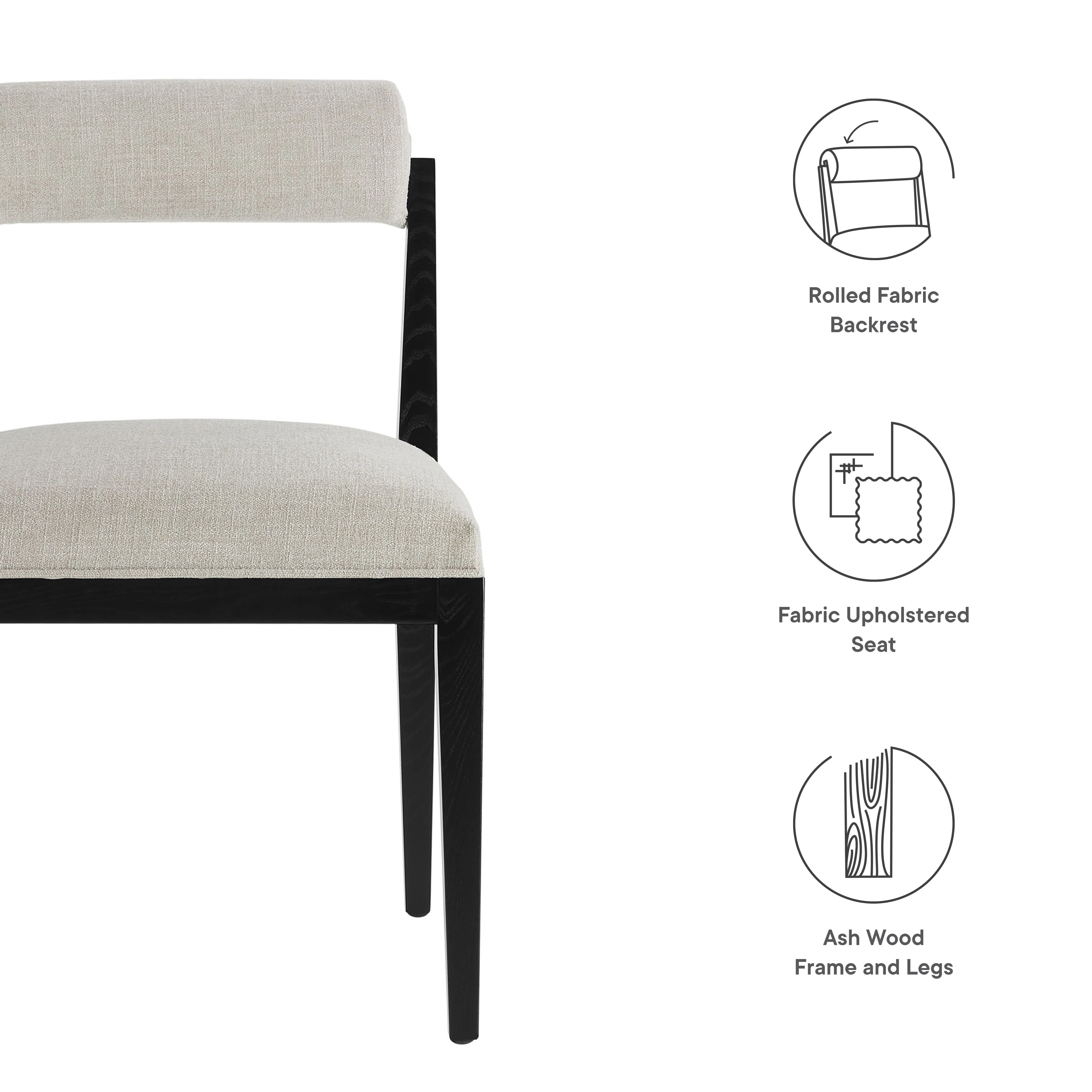 Kai Fabric Dining Chair by Modway - Image 17