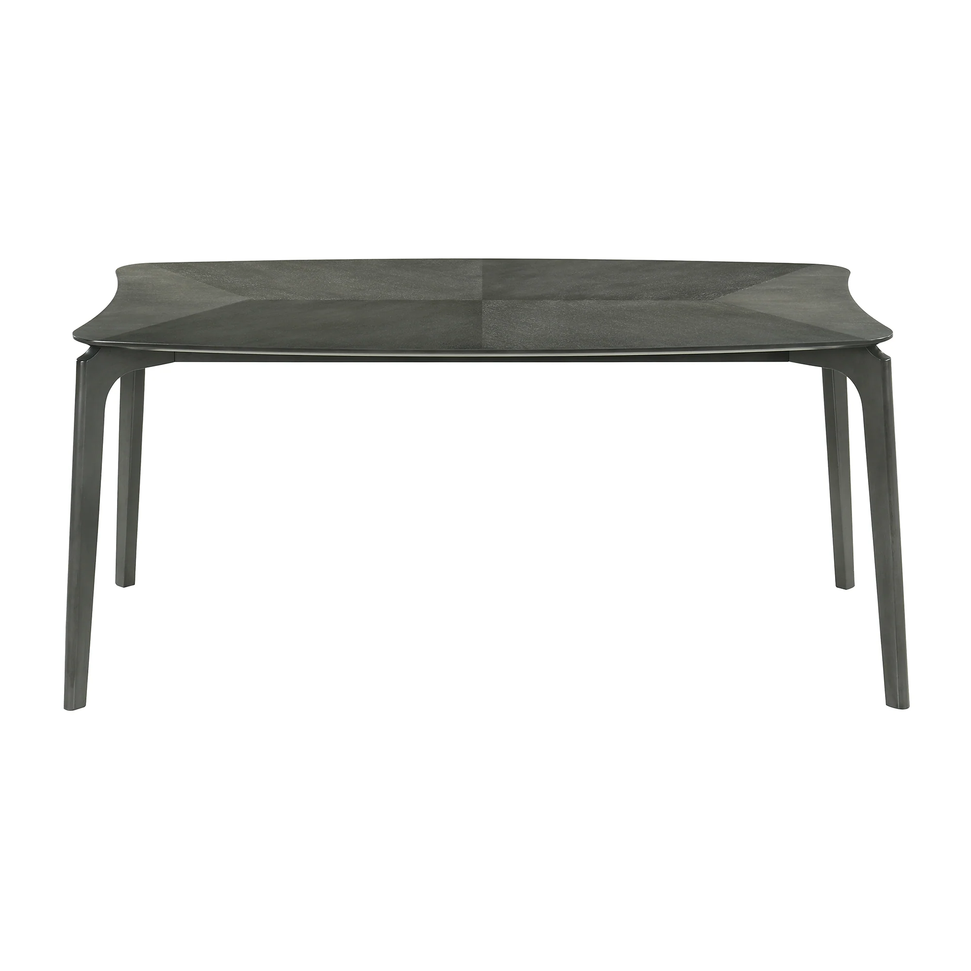 Kalia 5 Piece Wood Dining Set in Gray Finish with Gray Fabric By Armen Living - Image 5