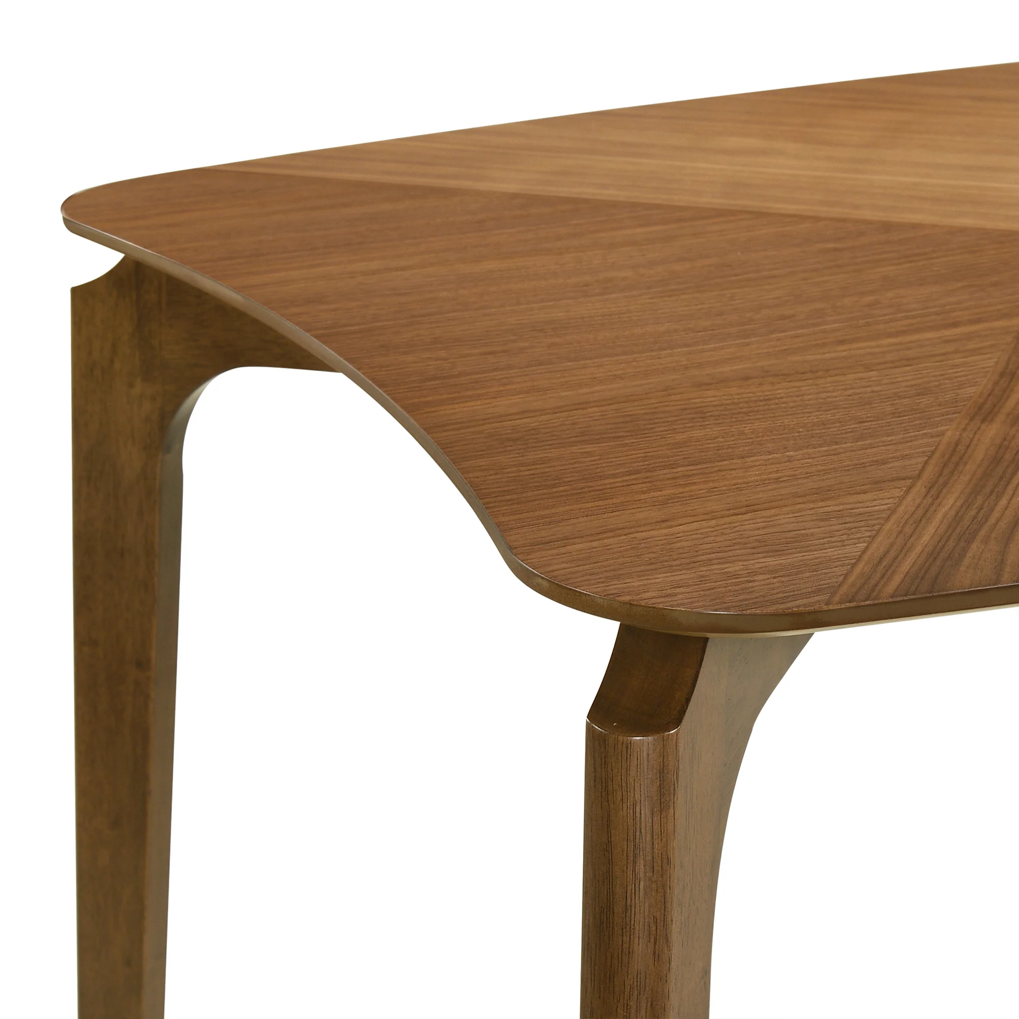 Kalia 5 Piece Wood Dining Set in Walnut Finish with Blue Fabric By Armen Living - Image 8