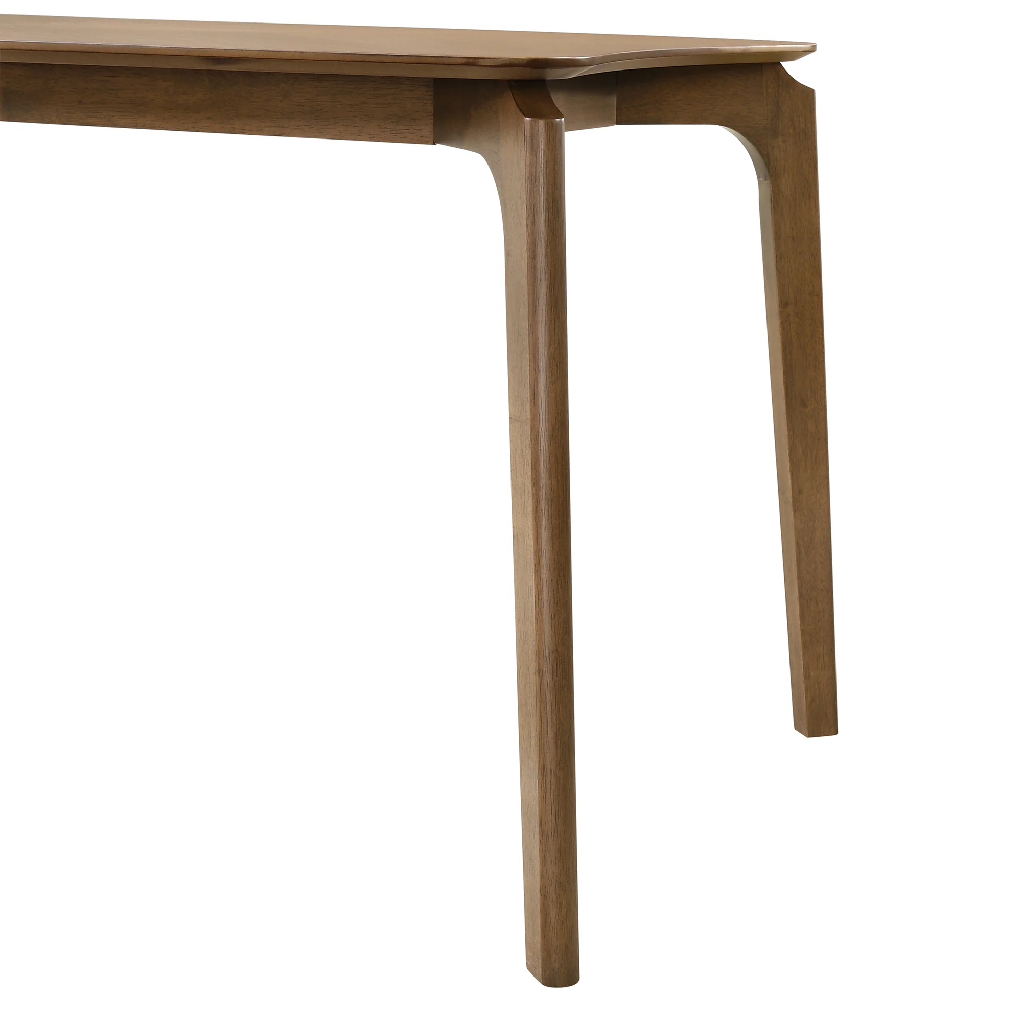 Kalia 7 Piece Wood Dining Set in Walnut Finish with Blue Fabric By Armen Living - Image 31