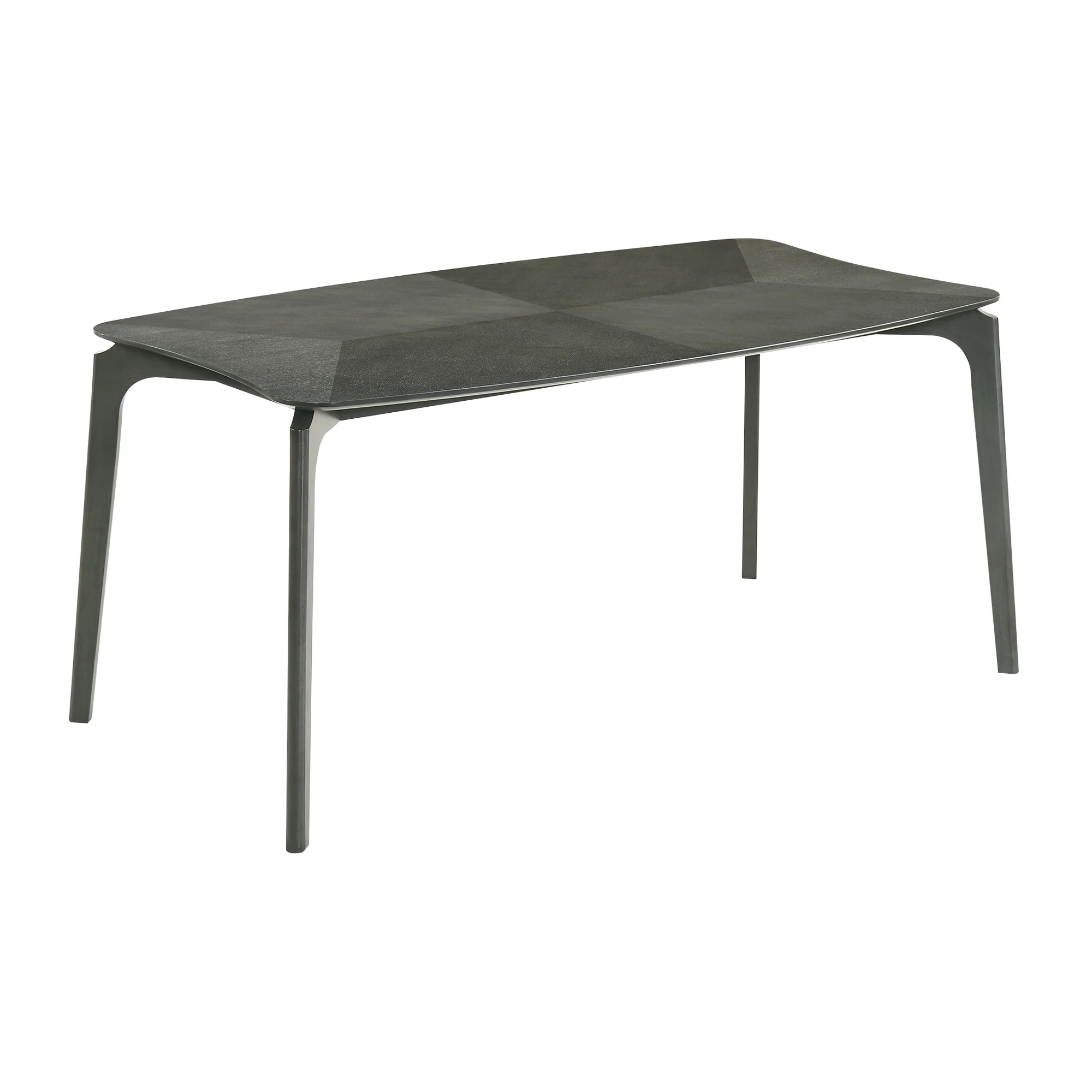 Kalia Wood Dining Table in Gray Finish By Armen Living - Image 3