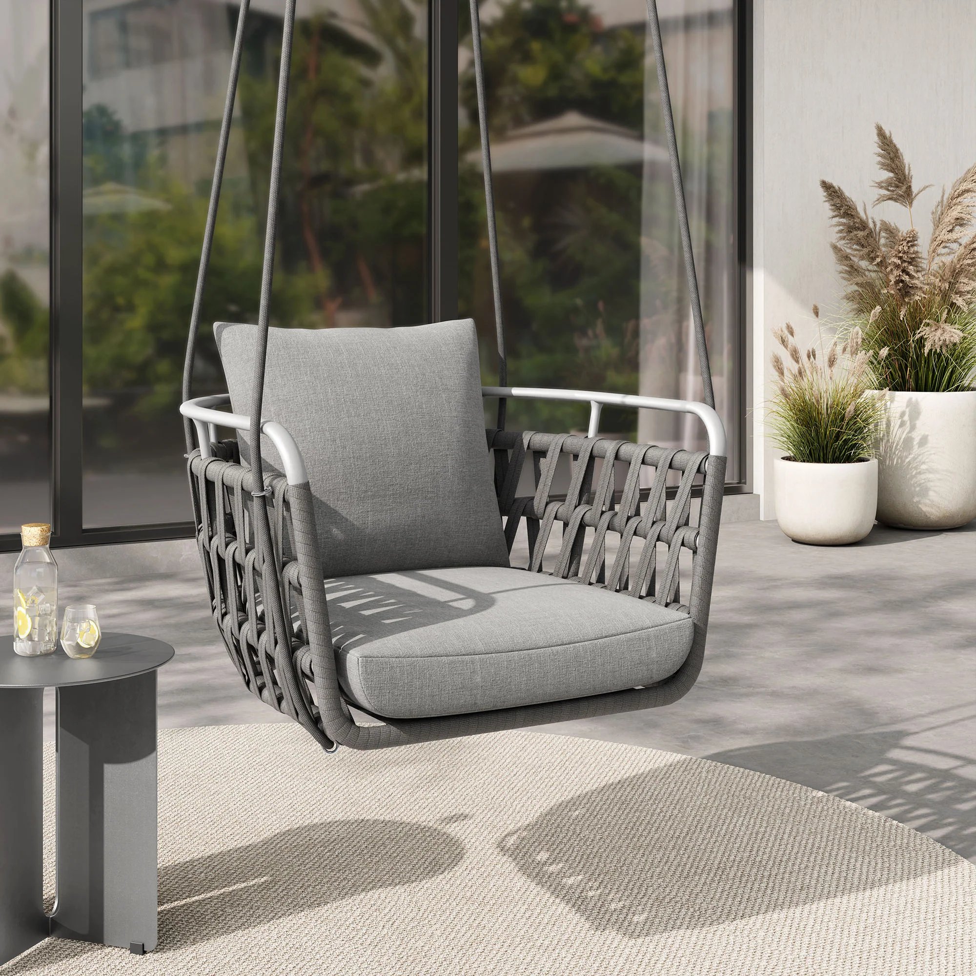 Kaliah Outdoor Patio Aluminum Swing Chair by Modway - Image 20