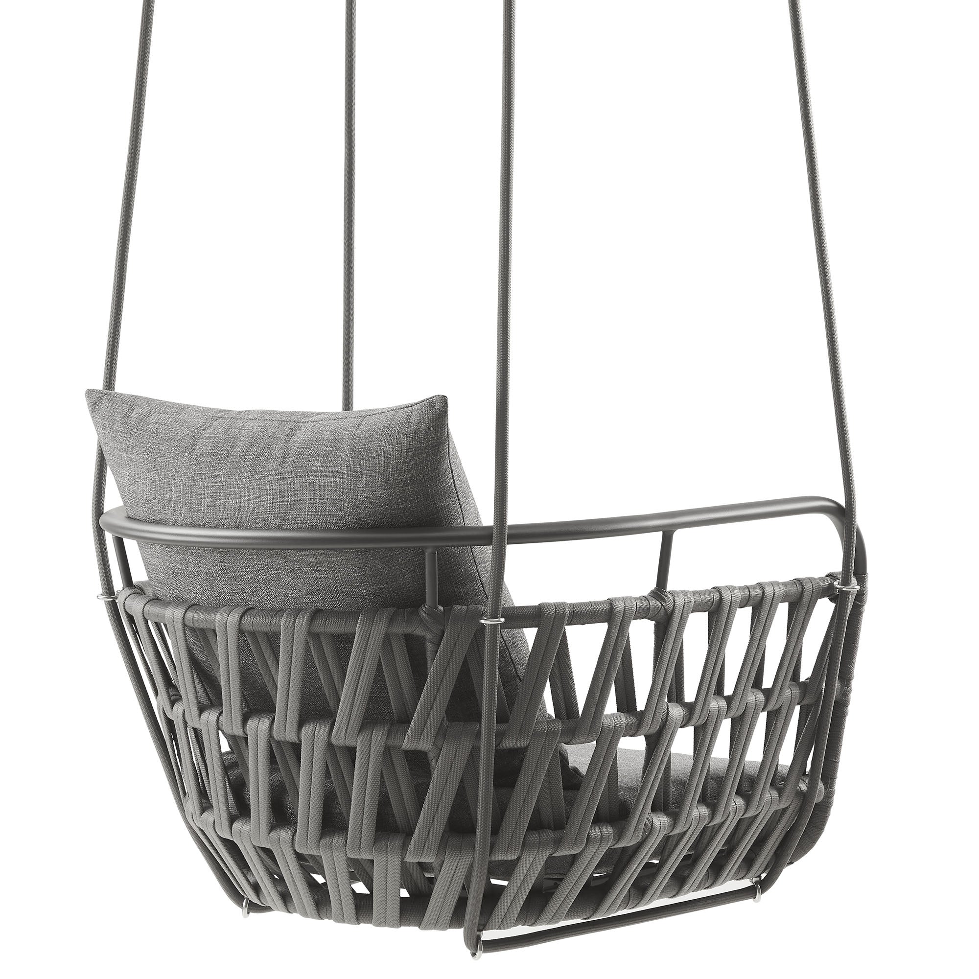 Kaliah Outdoor Patio Aluminum Swing Chair by Modway - Image 4
