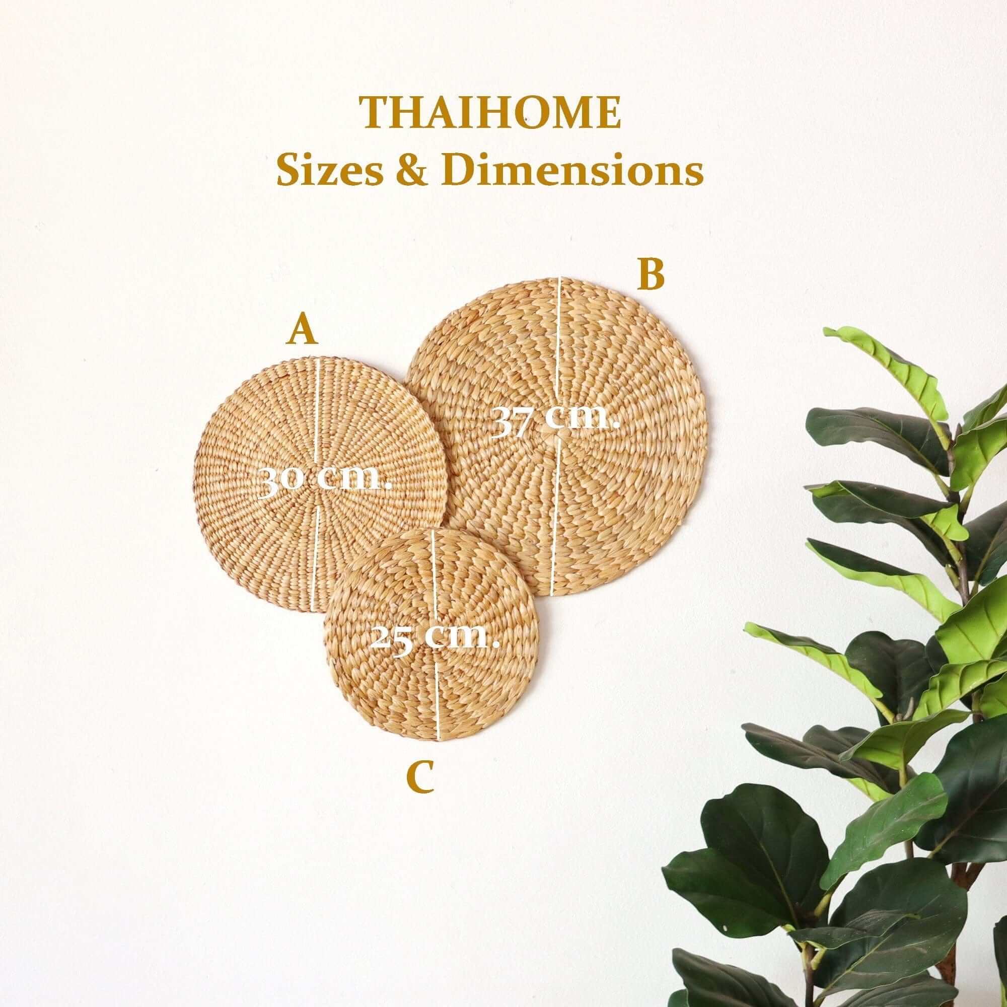 Kan Nat Tha - Wall Hanging DeCor Set Of 3 By Thaihome - Image 2