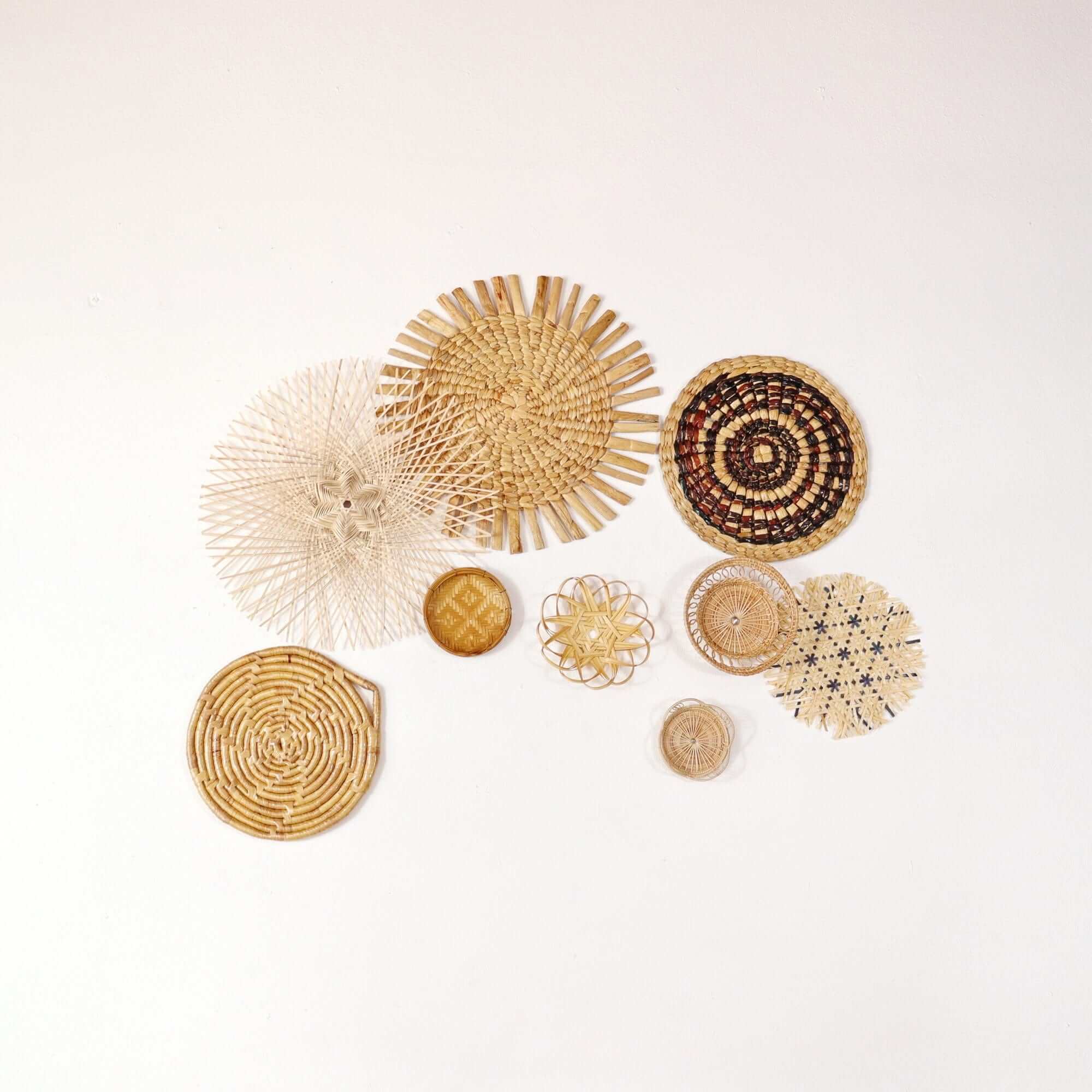 Kang Wan - Wall Hanging DeCor (Set Of 9) By Thaihome - Image 5