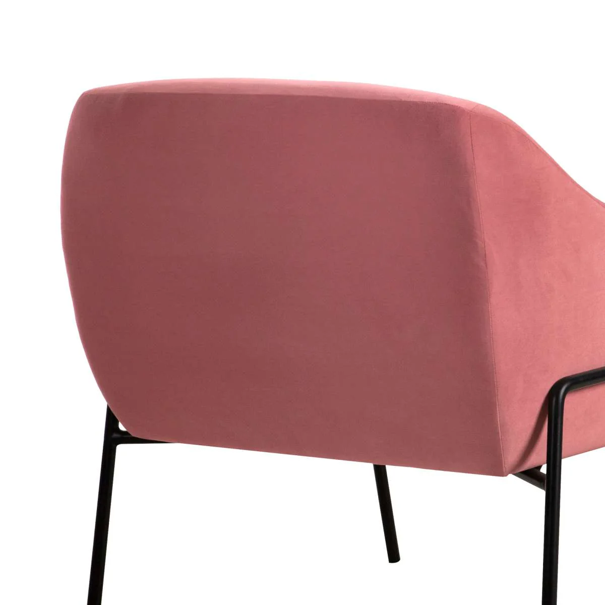 Karen Blue Velvet Modern Accent Chair By Armen Living - Image 19