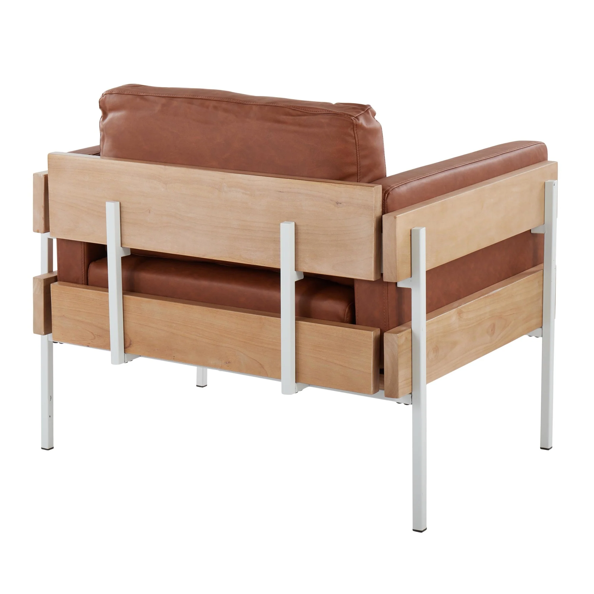 Kari Accent Chair By LumiSource - CHR-KARIPU2 WNACAM - Image 3
