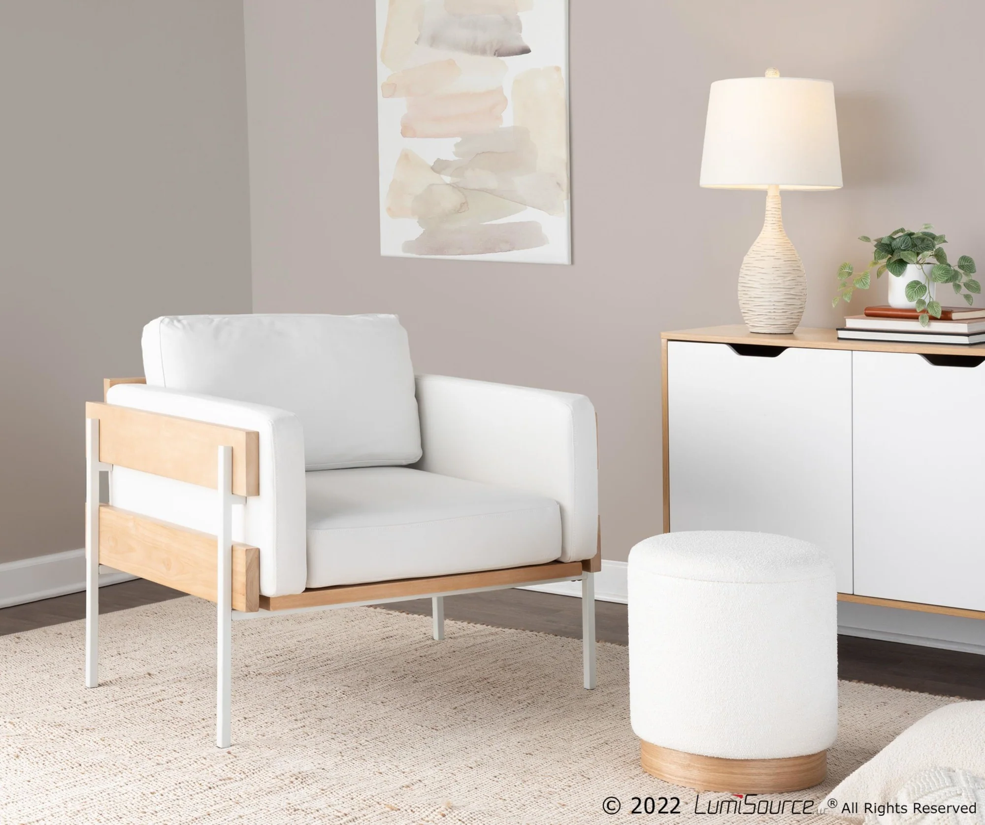 Kari Accent Chair By LumiSource - CHR-KARIPU2 WNACAM - Image 7