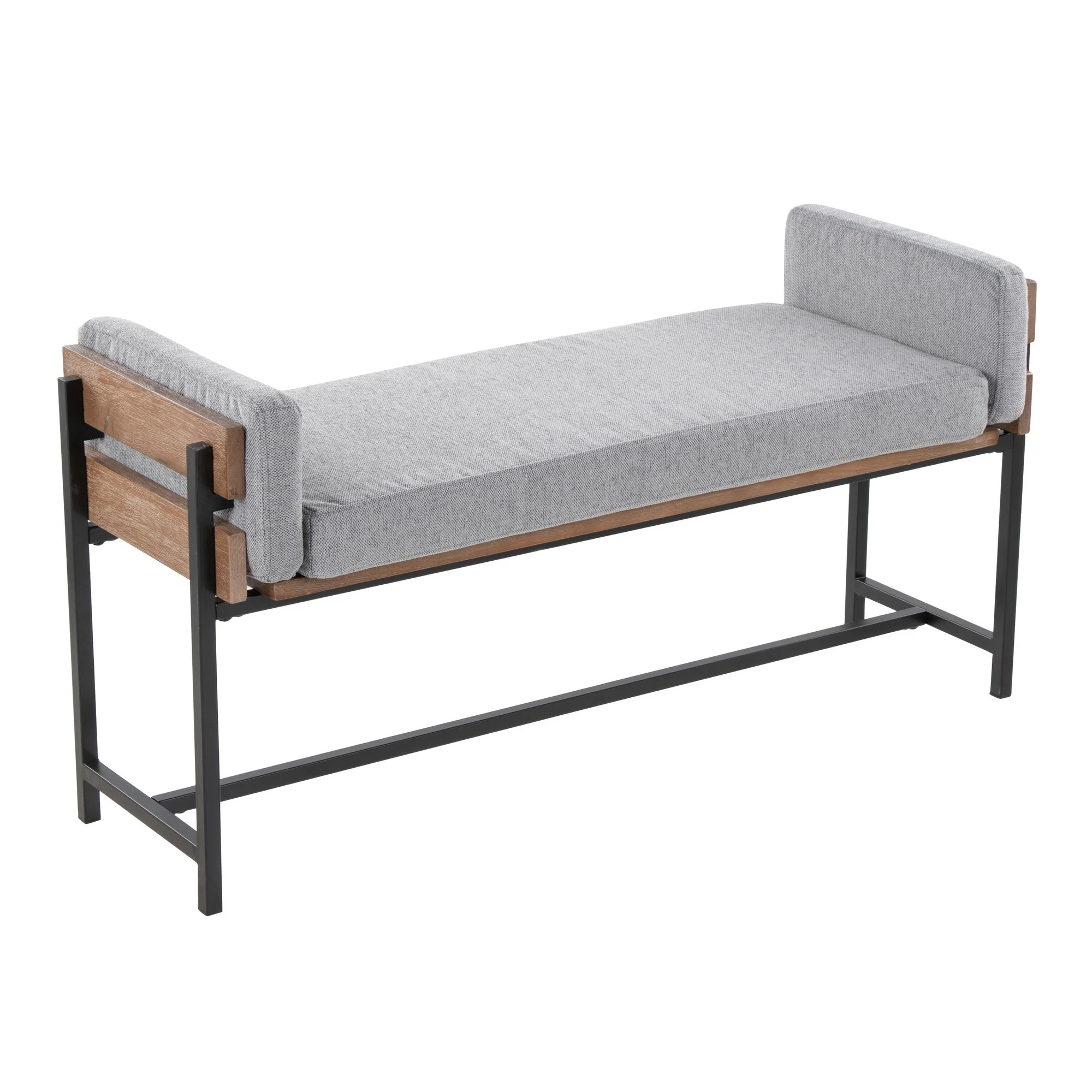 Kari Bench By LumiSource - BC18-KARI2 BKBNCR1 - Image 11