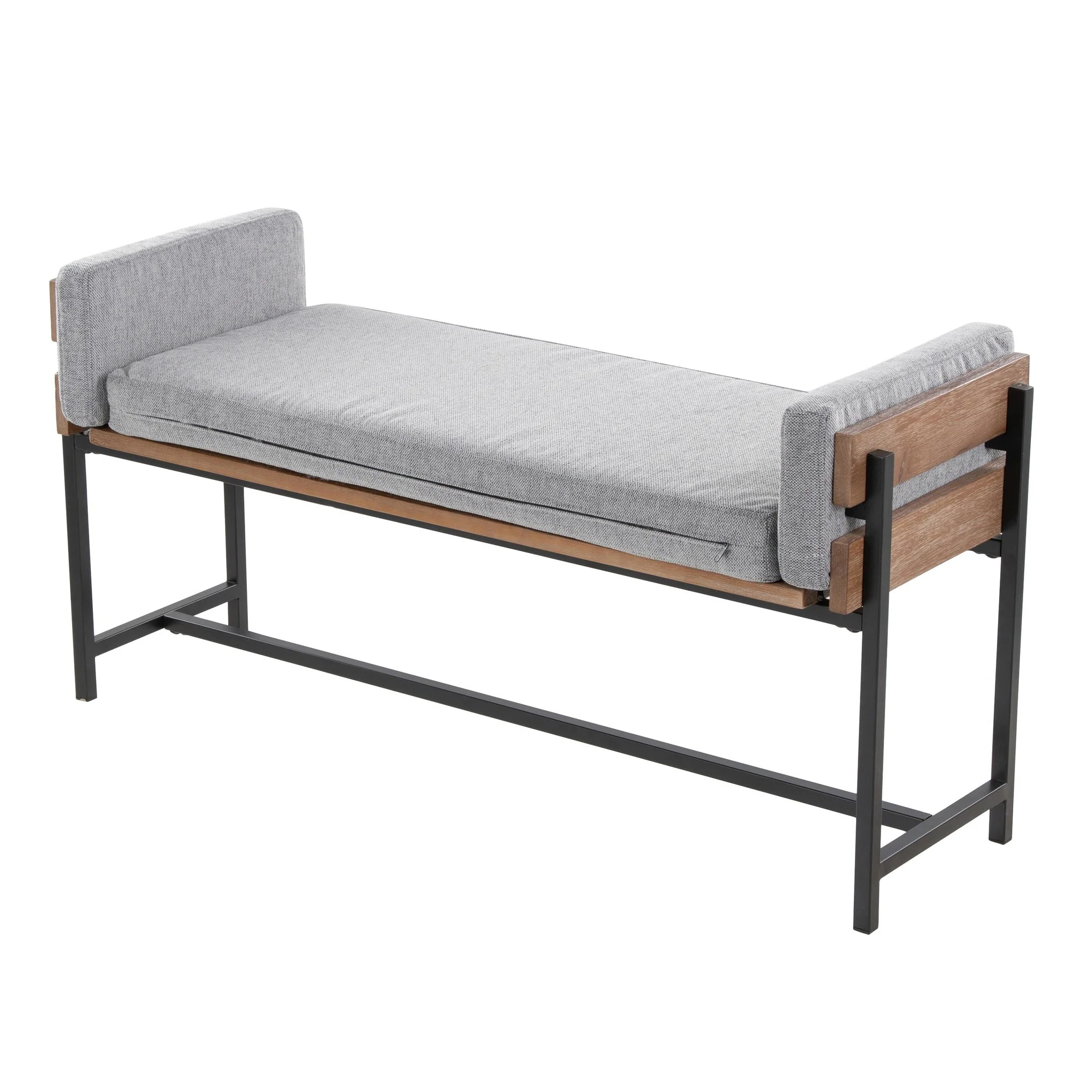 Kari Bench By LumiSource - BC18-KARI2 BKBNCR1 - Image 13