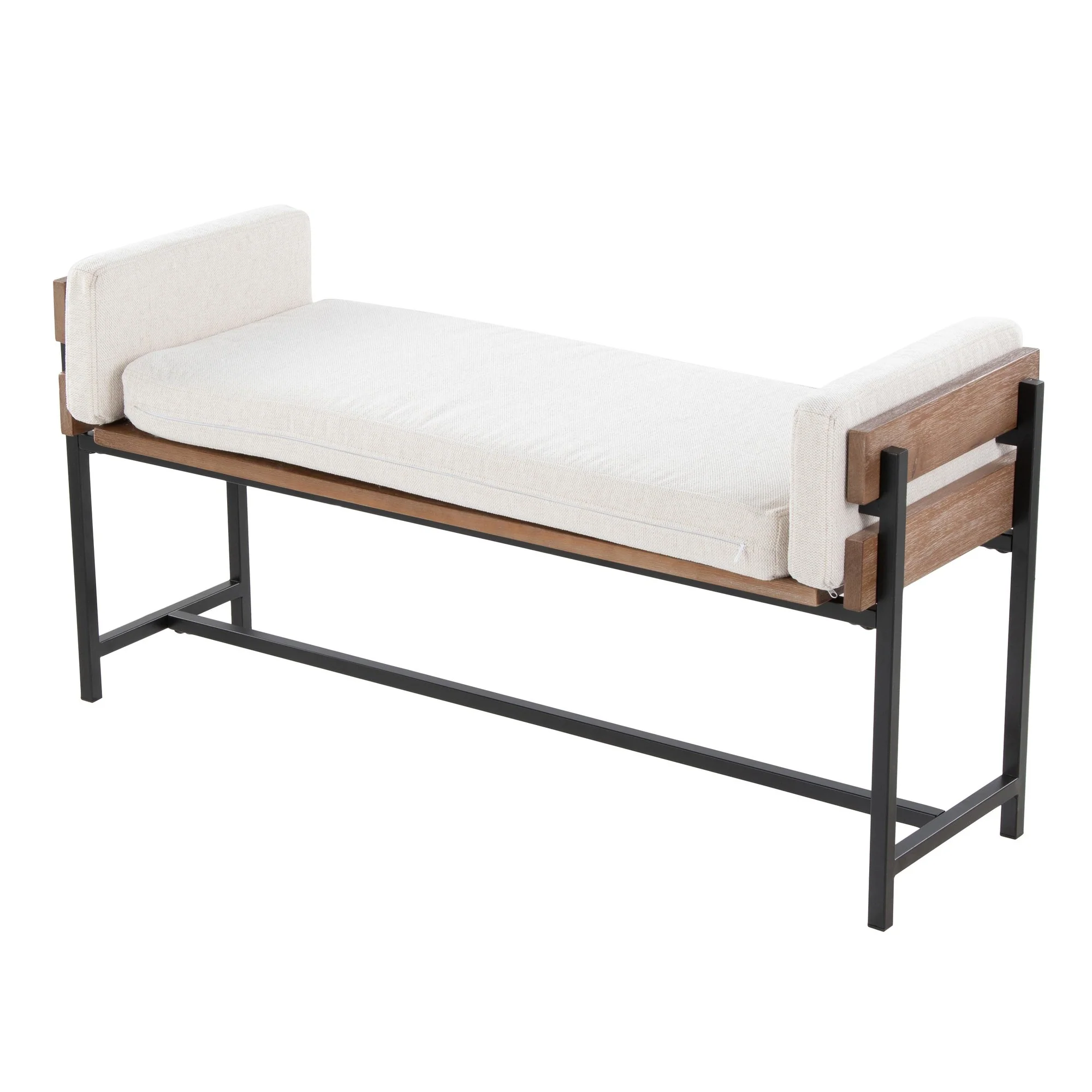 Kari Bench By LumiSource - BC18-KARI2 BKBNCR1 - Image 5