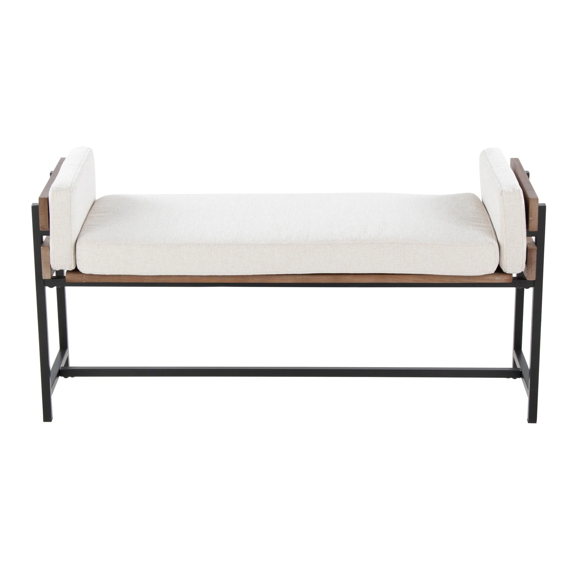 Kari Bench By LumiSource - BC18-KARI2 BKBNCR1 - Image 6