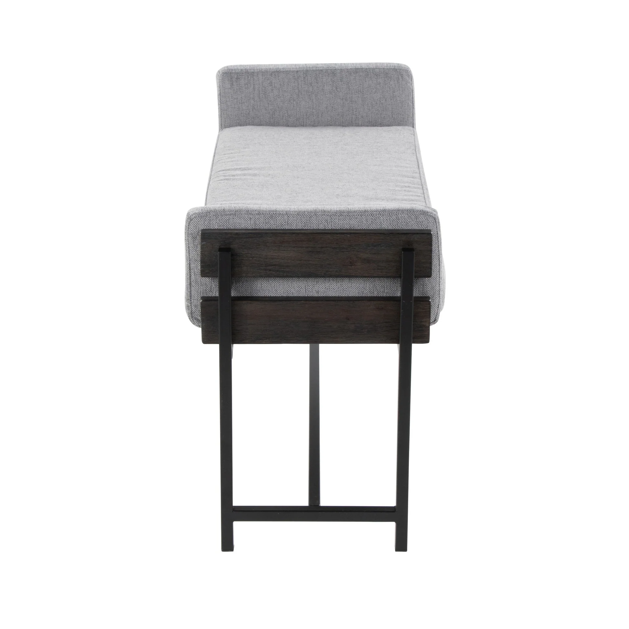 Kari Bench By LumiSource - BC18-KARI2 BKGYCR1 - Image 11