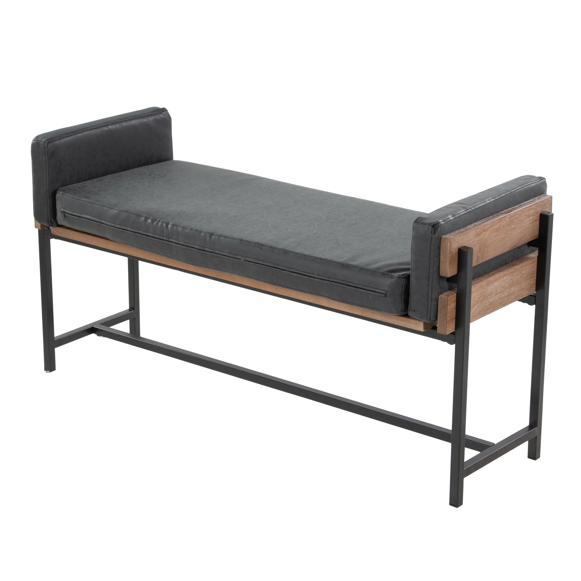 Kari Bench By LumiSource - BC18-KARIPU2 BKBNBK1 - Image 5