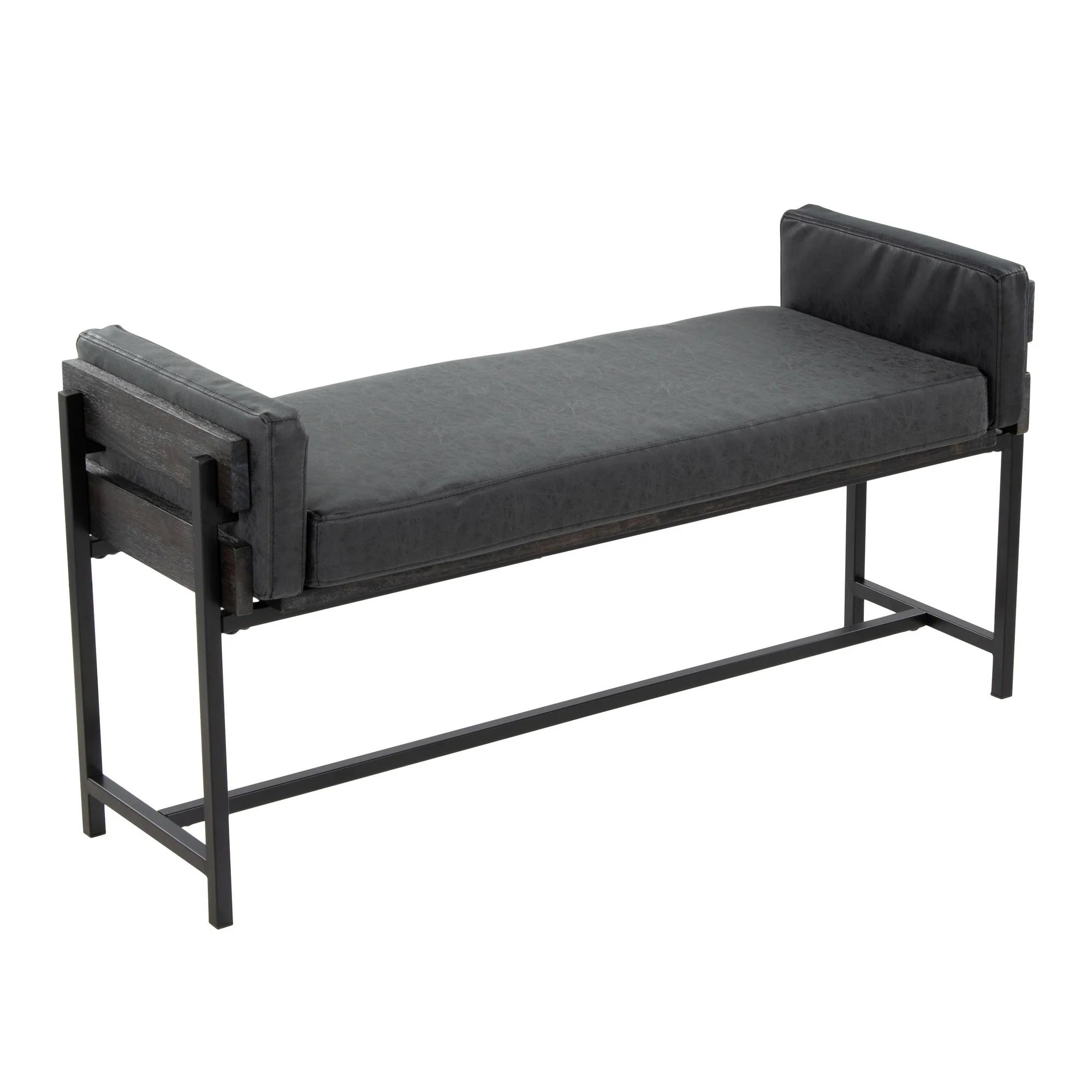 Kari Bench By LumiSource - BC18-KARIPU2 BKBNBK1 - Image 8
