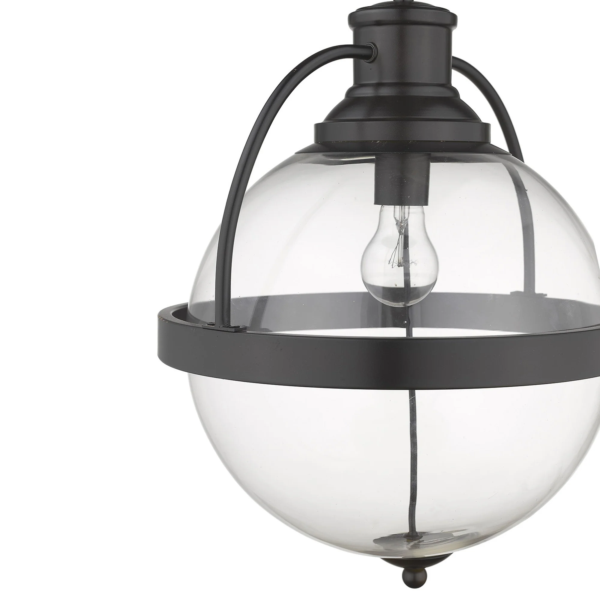 Kassian 1-Light Oil-Rubbed Bronze Pendant By Homeroots - Image 5