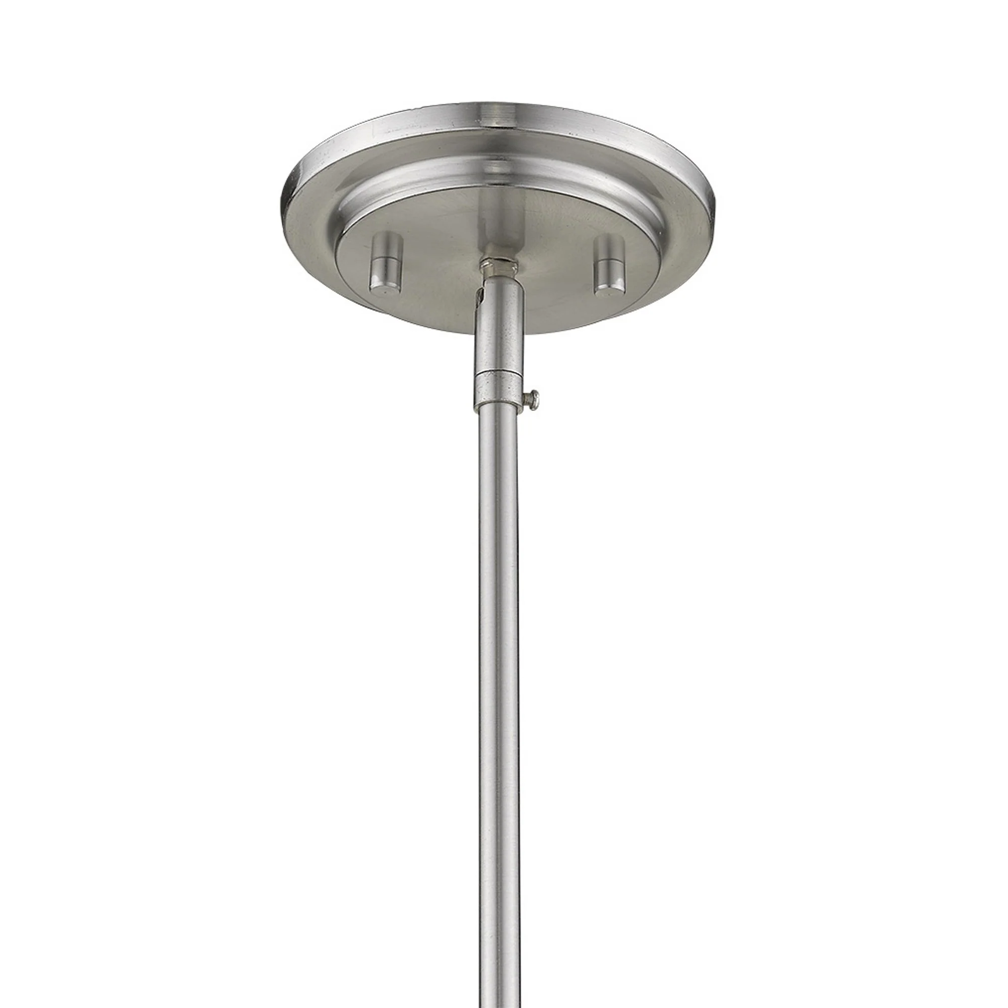 Kassian 1-Light Satin Nickel Pendant By Homeroots - Image 6