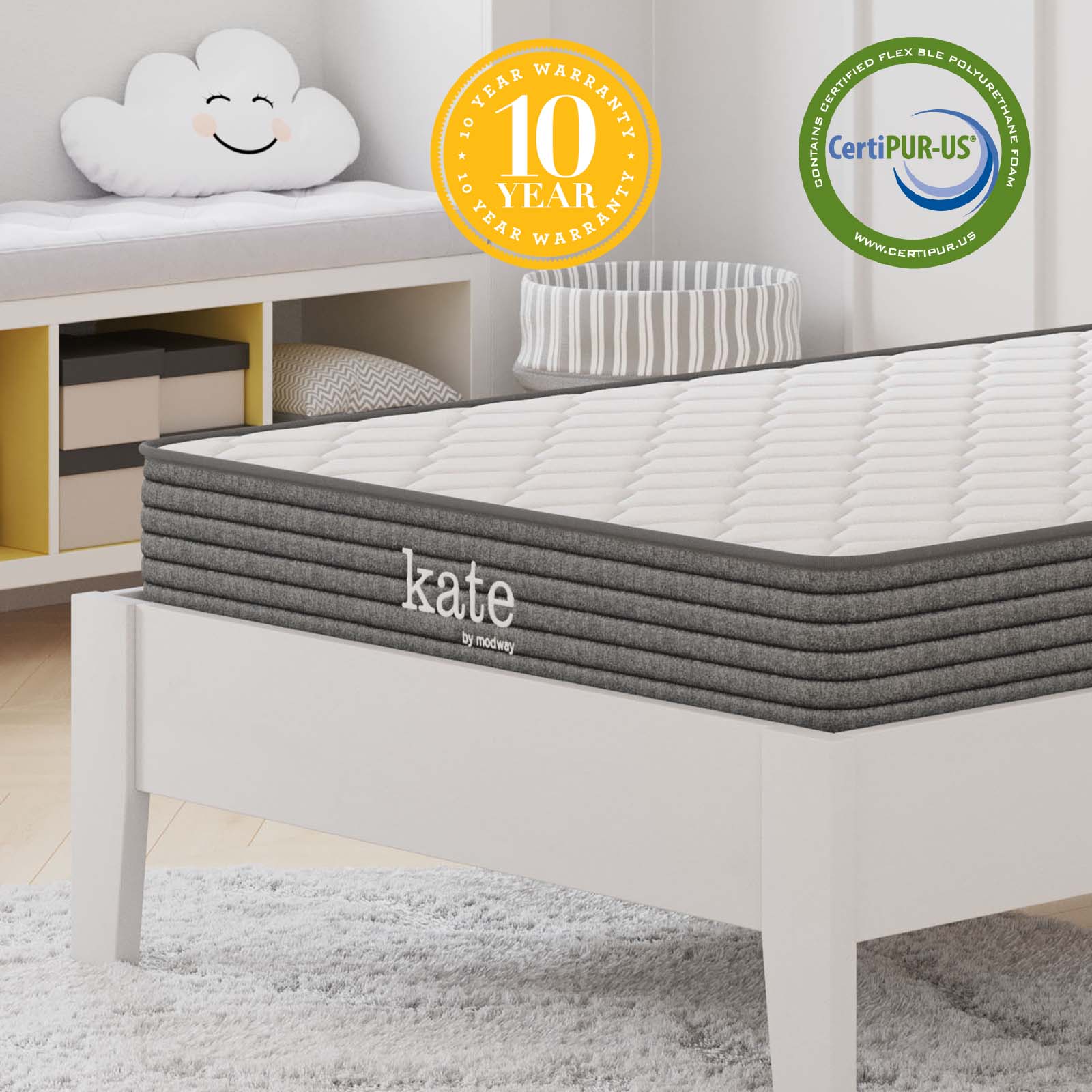Kate 6" Narrow Twin Mattress By Modway - MOD-7097 - Image 13