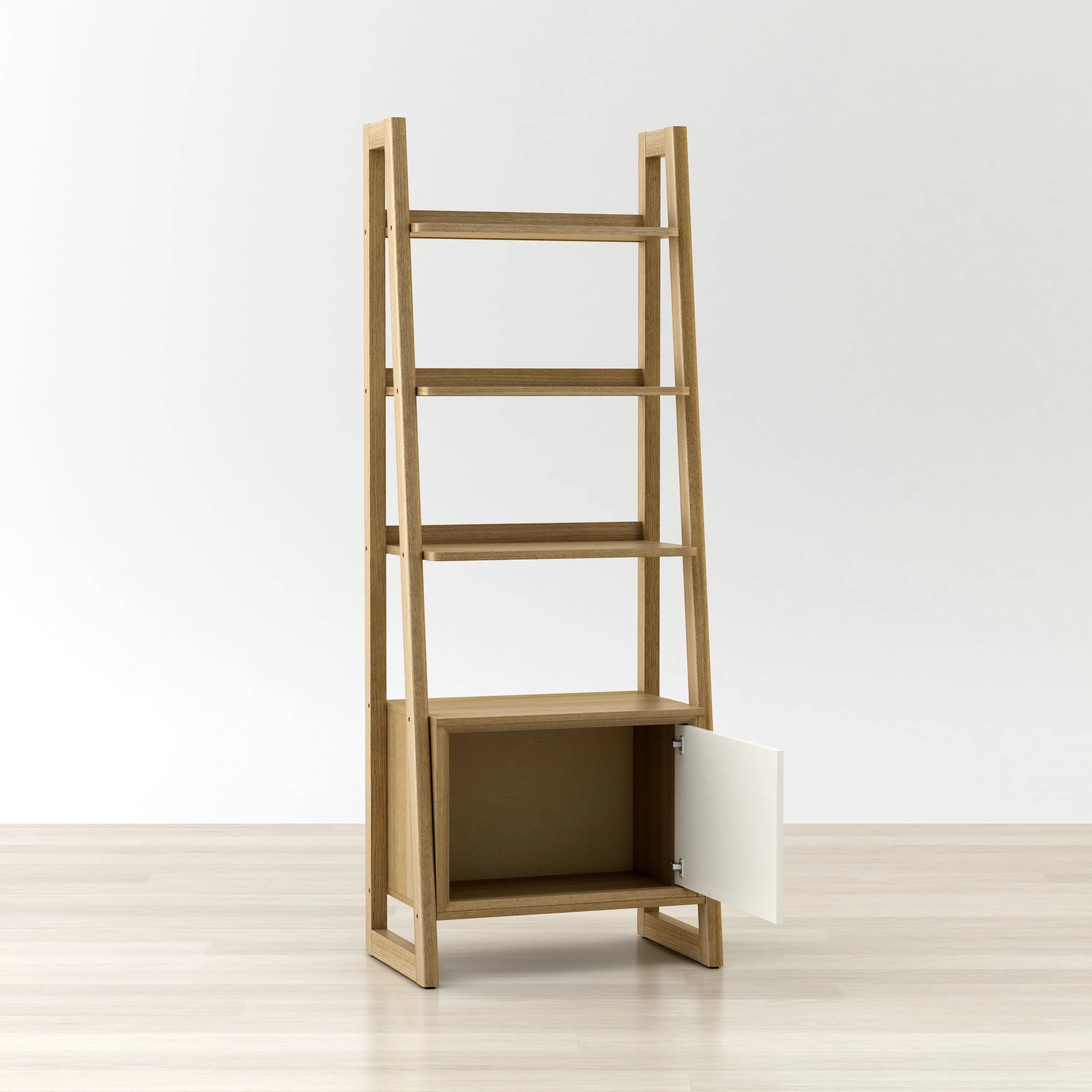 Kathy Ladder Shelf Bookcase By Anderson Teak - Image 5