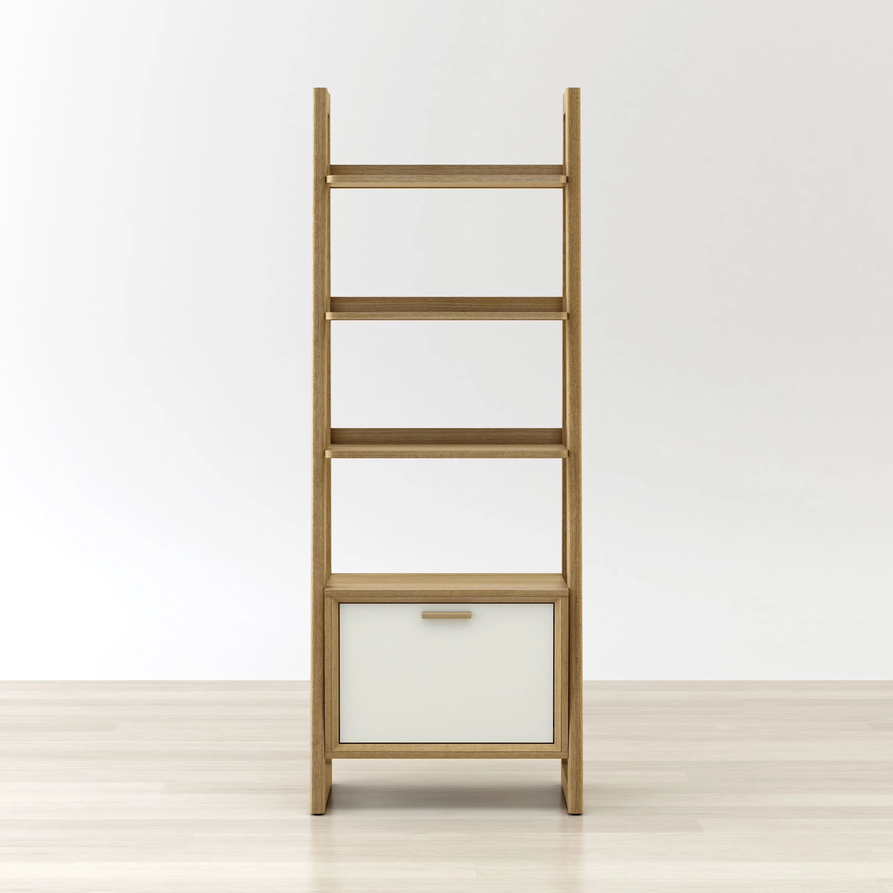Kathy Ladder Shelf Bookcase By Anderson Teak - Image 6