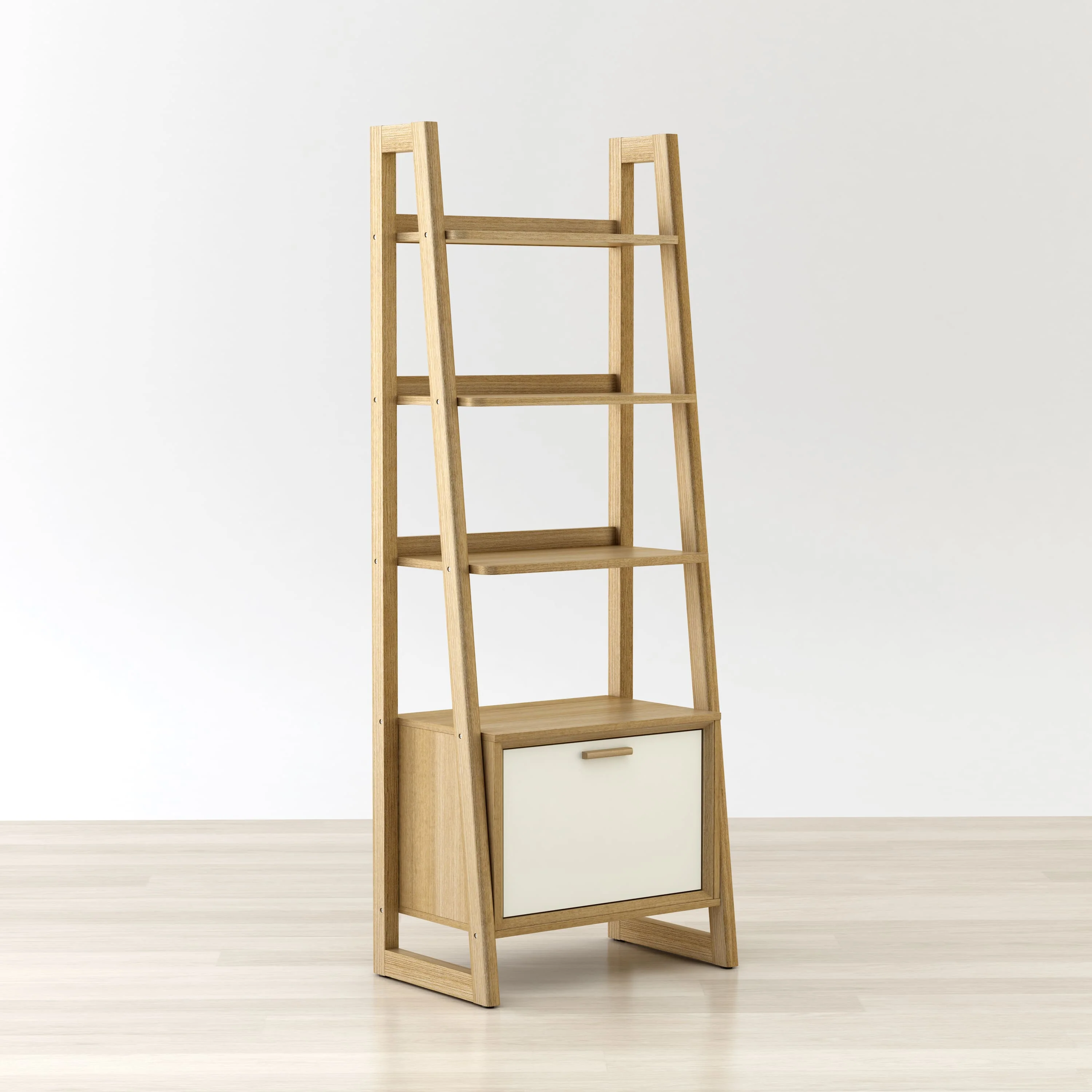Kathy Ladder Shelf Bookcase By Anderson Teak - Image 7