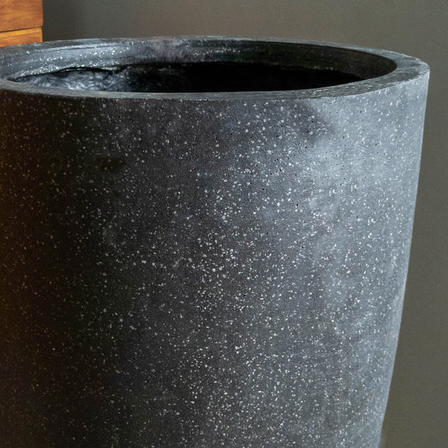 Kawa Flared Planter, Granite Black By Gold Leaf Design Group - Image 3