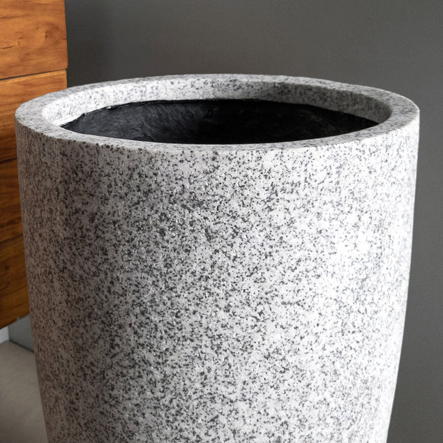 Kawa Flared Planter, Granite White By Gold Leaf Design Group - Image 6
