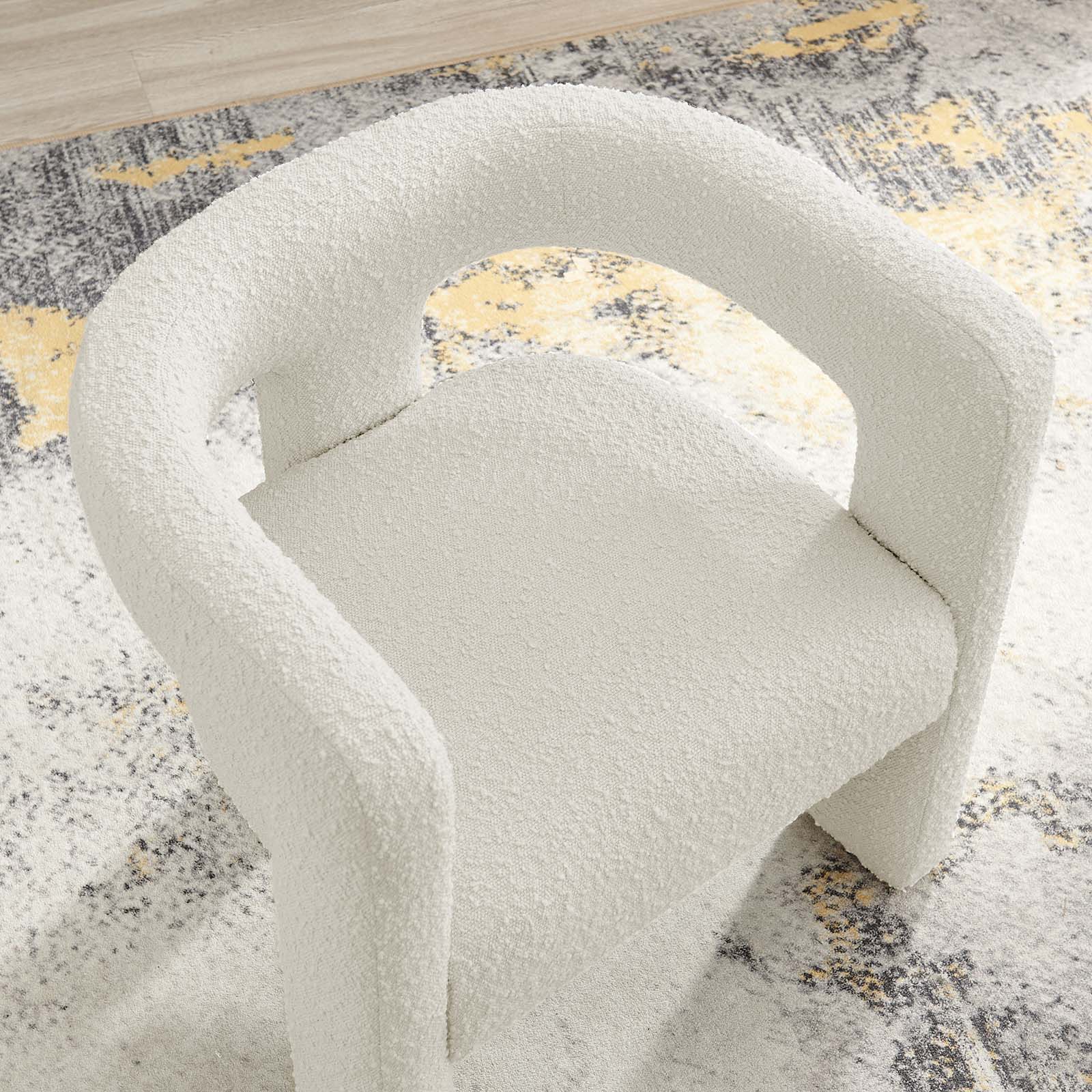 Kayla Boucle Upholstered Armchair By Modway - EEI-6479 - Image 9