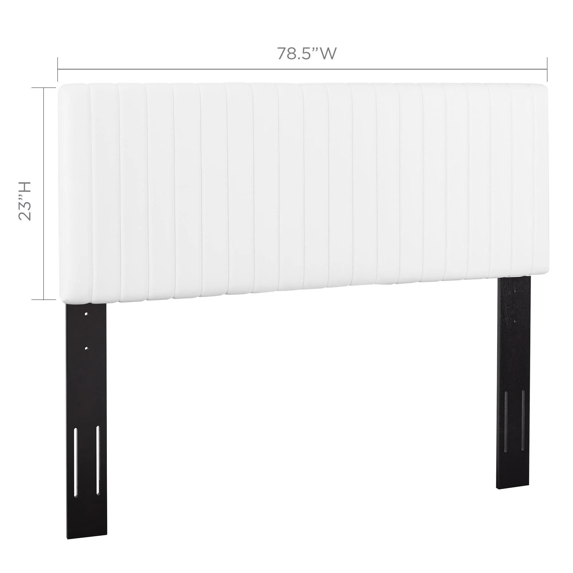 Keira Faux Leather King/California King Headboard by Modway - Image 6