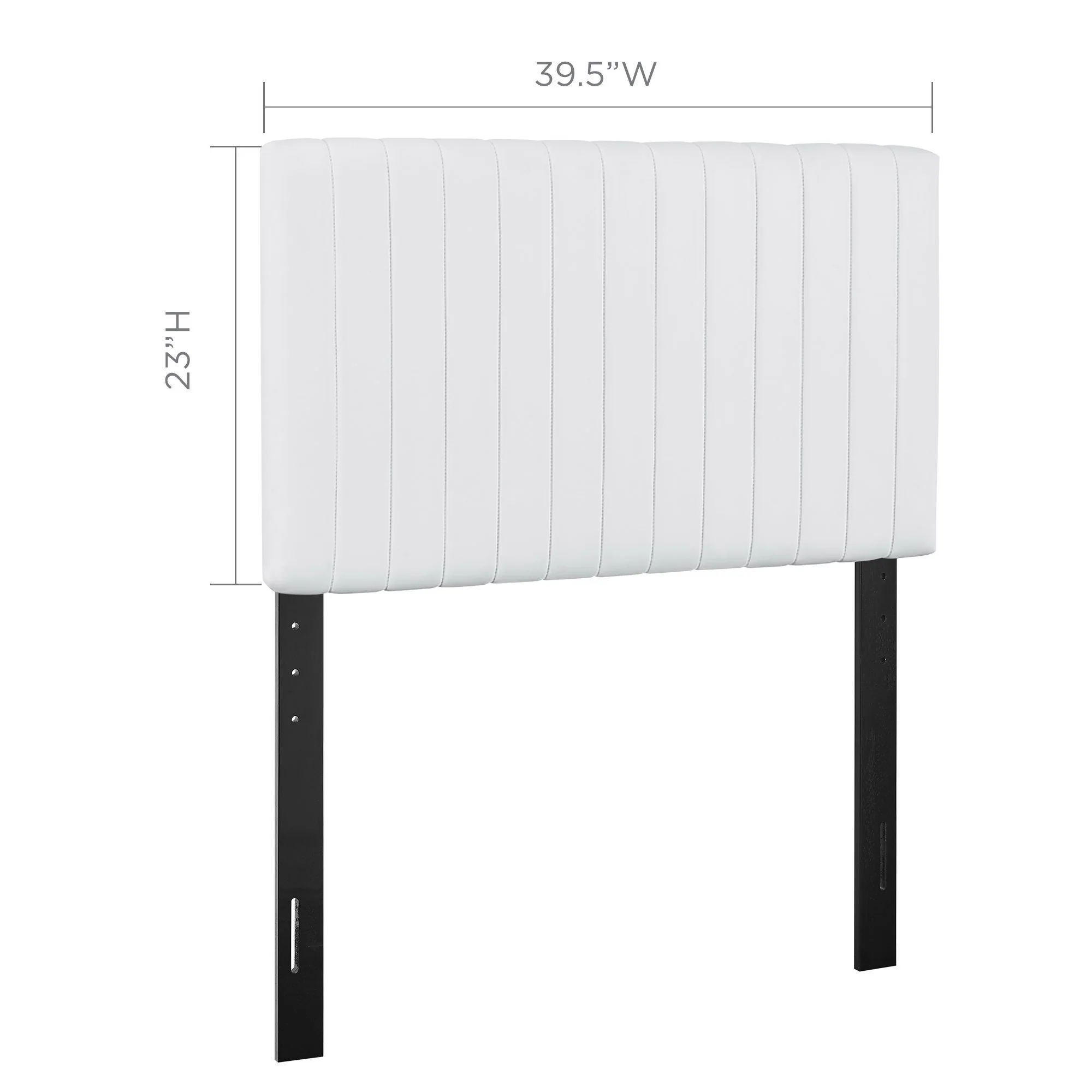 Keira Faux Leather Twin Headboard by Modway - Image 6