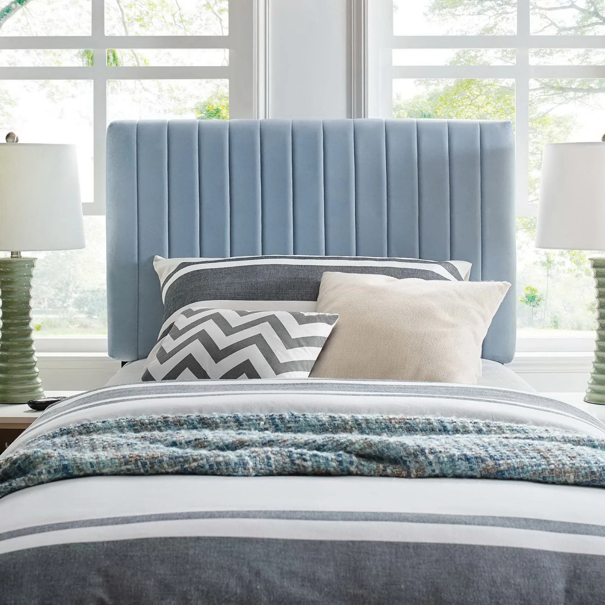 Keira Performance Velvet Twin Headboard by Modway - Image 17