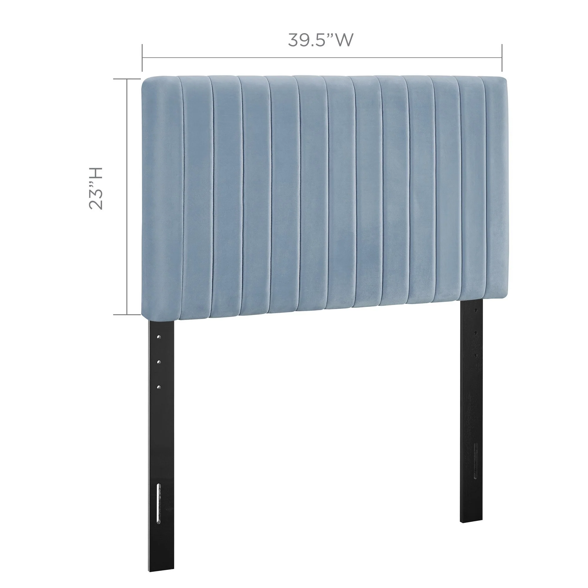 Keira Performance Velvet Twin Headboard by Modway - Image 20