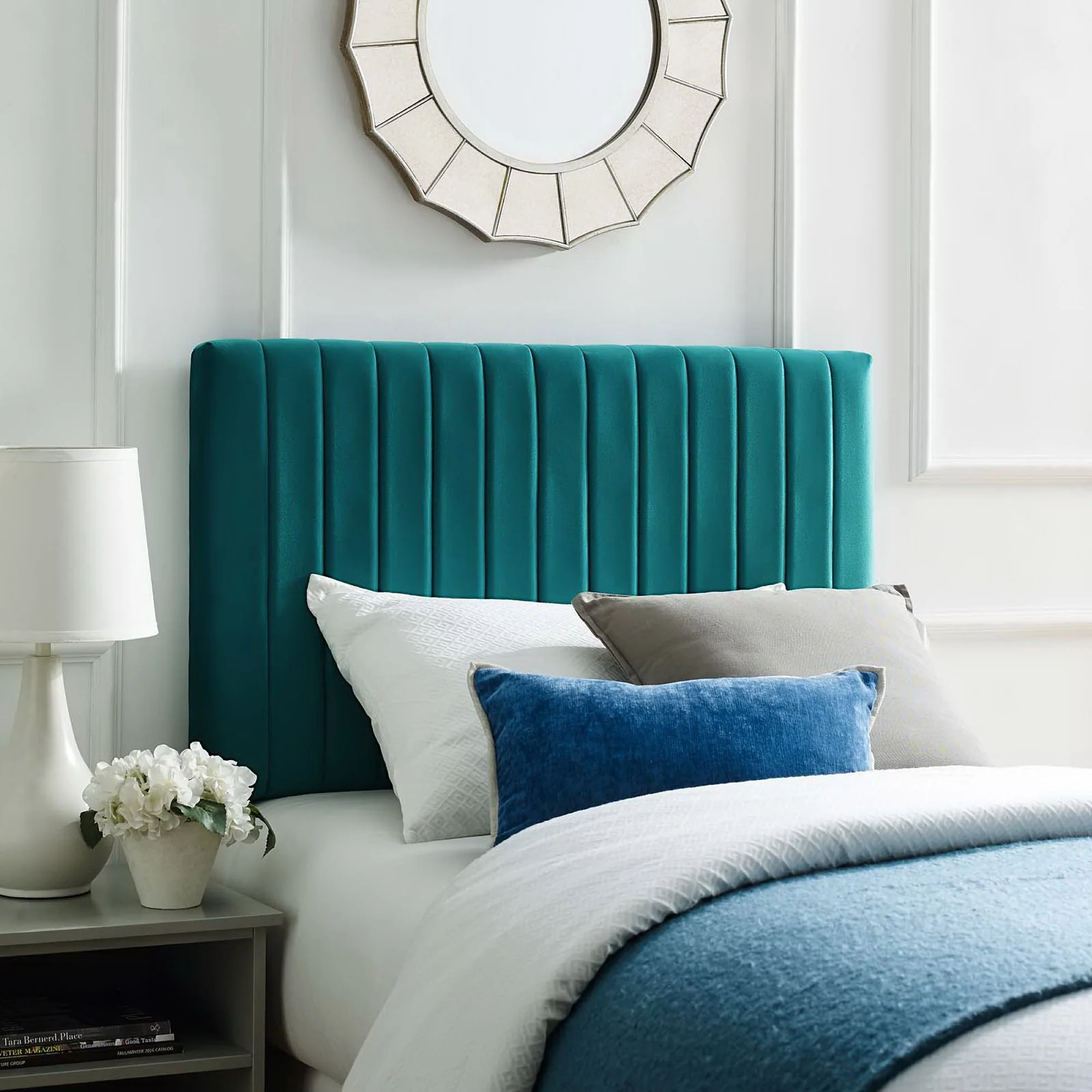 Keira Performance Velvet Twin Headboard by Modway - Image 31